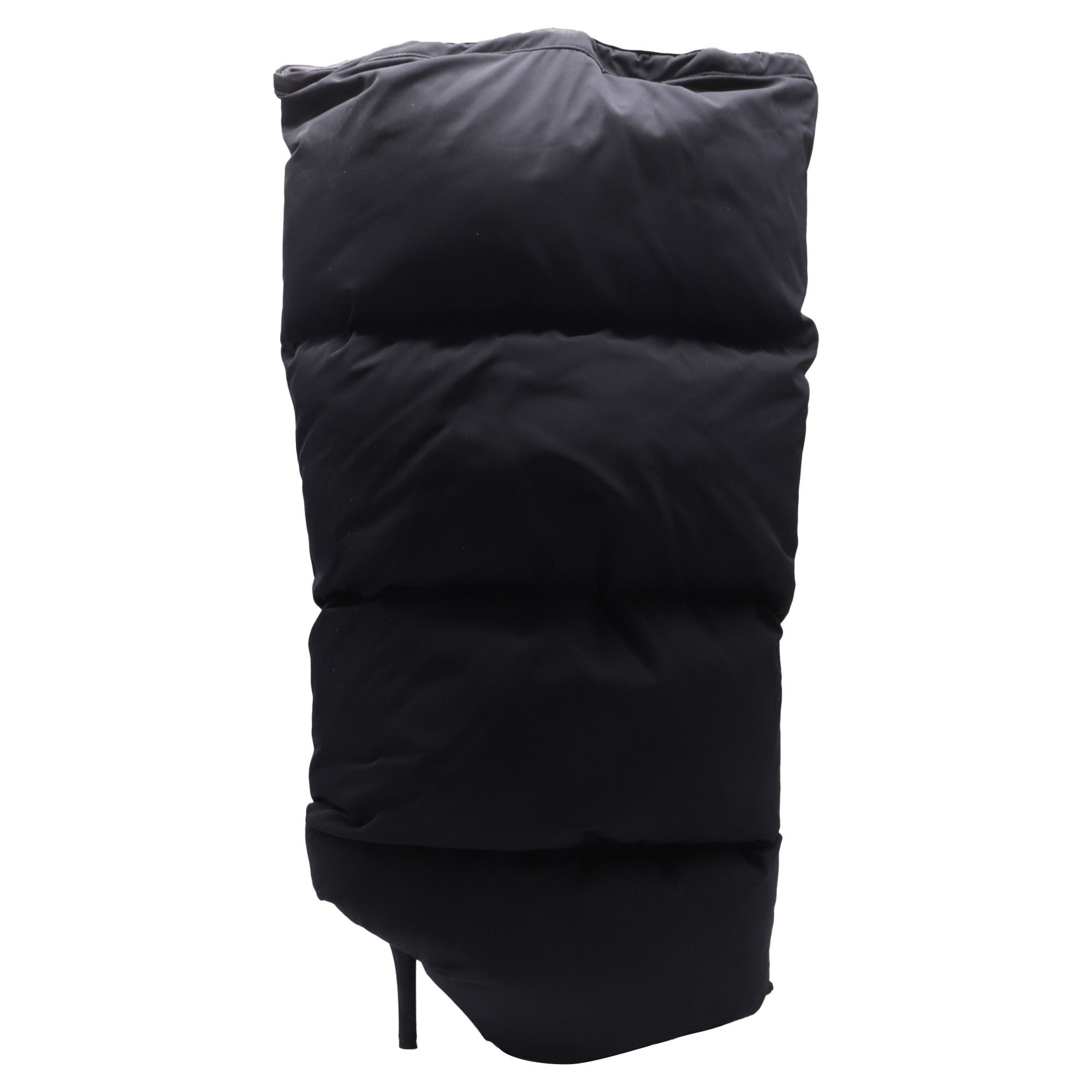 Balenciaga Balenciaga New Wader Quilted Knee-High Boots in Black Polyam Size US 9 / IT 39 - 1 Thumbnail