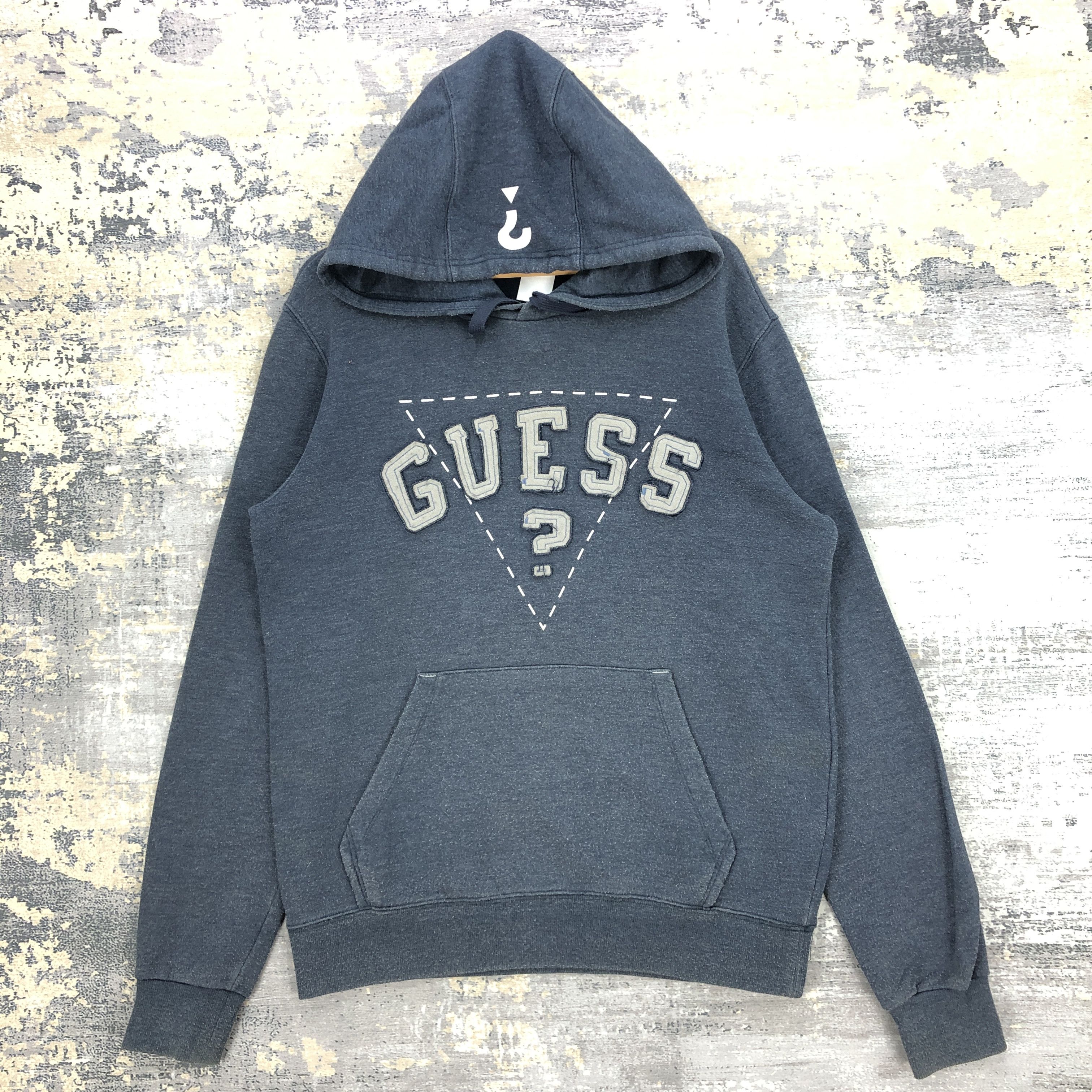Vintage Guess Sweater Hoodie Guess Sweatshirt Hooded