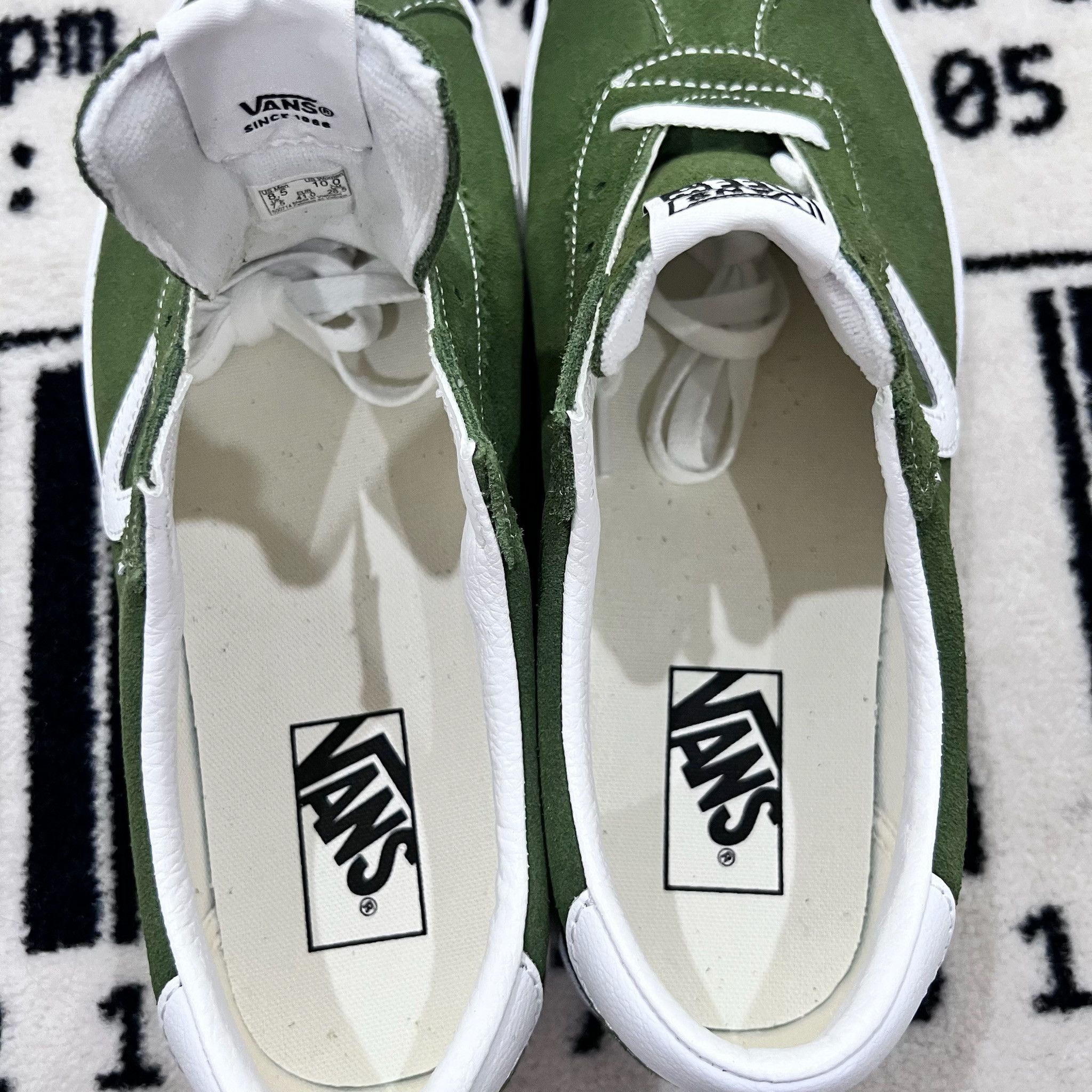 Vans Vans Sport Low Shoes - Olive Suede Leather Top Size US 8.5 / EU 41-42 - 6 Thumbnail