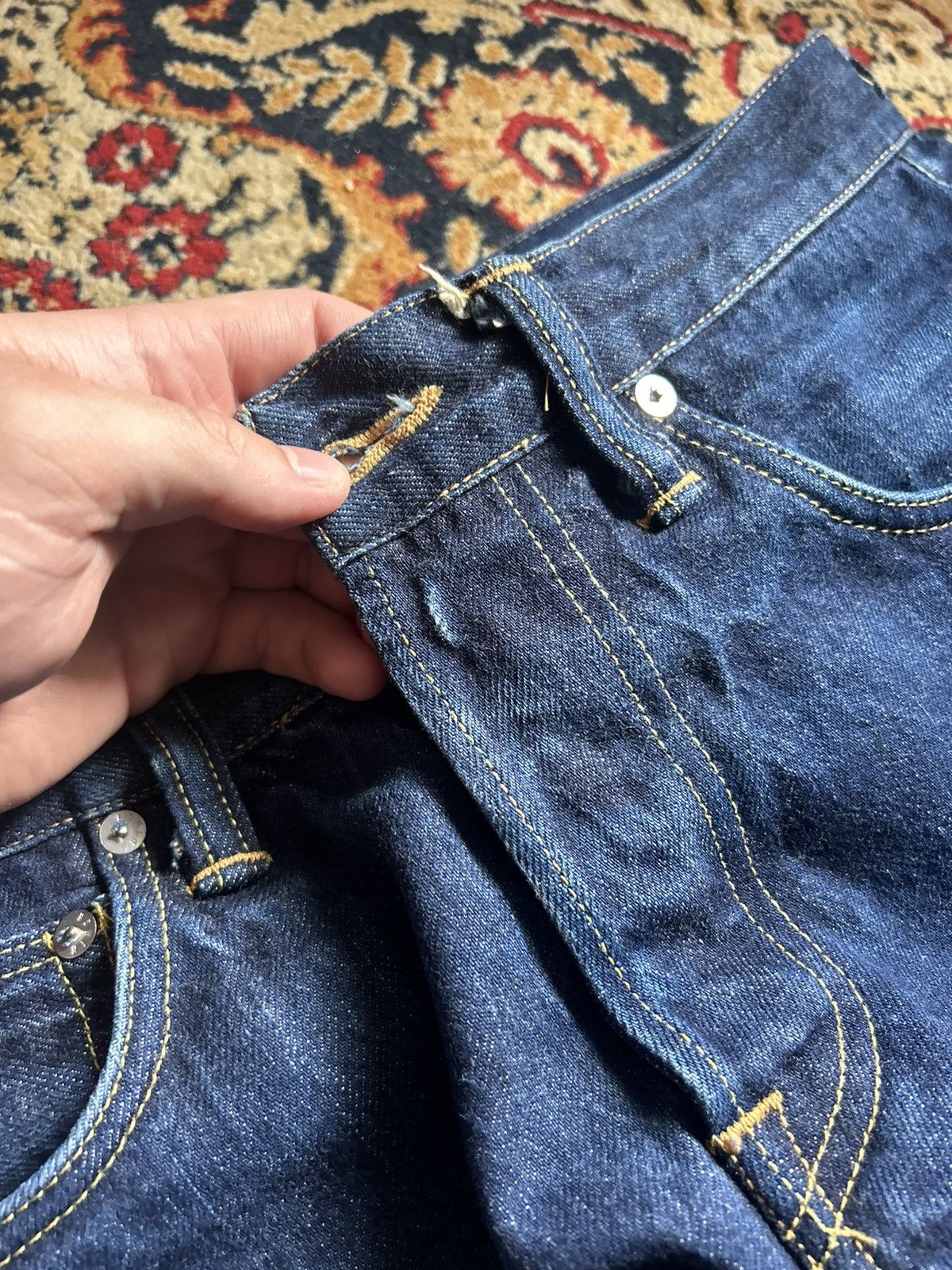 Edwin Edwin Selvedge Japanese Denim Pants 33x32 Size US 33 - 7 Thumbnail