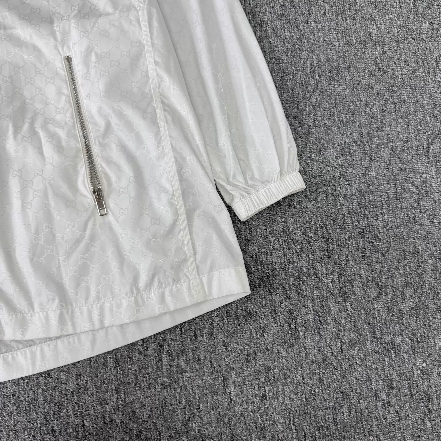 Gucci Gucci Double G Allover Embroidered Patched Hooded Jacket 38 Size XS / US 0-2 / IT 36-38 - 3 Thumbnail