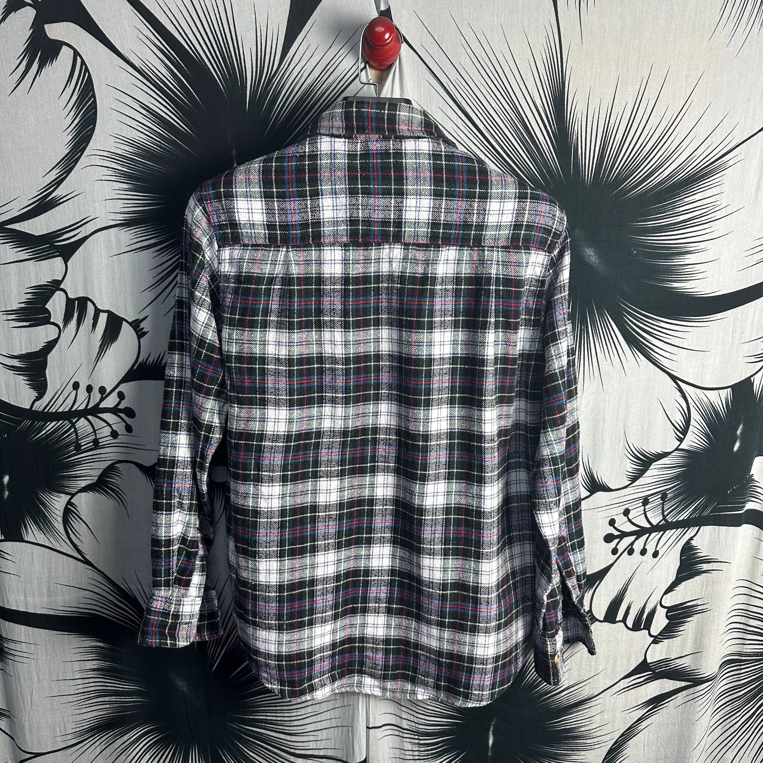 Japanese Brand Vintage Flannel Plaid Asap Rocky Style Shirt Size US L / EU 52-54 / 3 - 3 Thumbnail