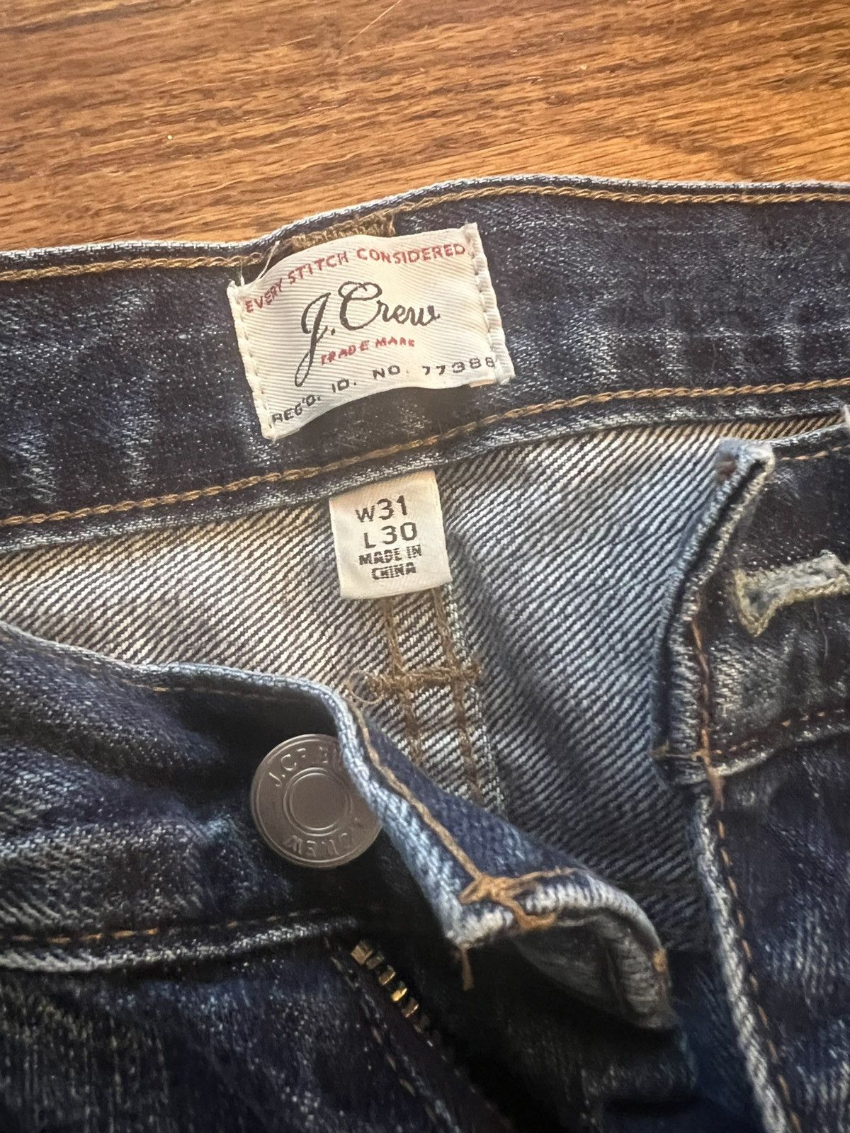 J.Crew J. Crew 484 Jeans 31 x 30 Size US 31 - 2 Thumbnail
