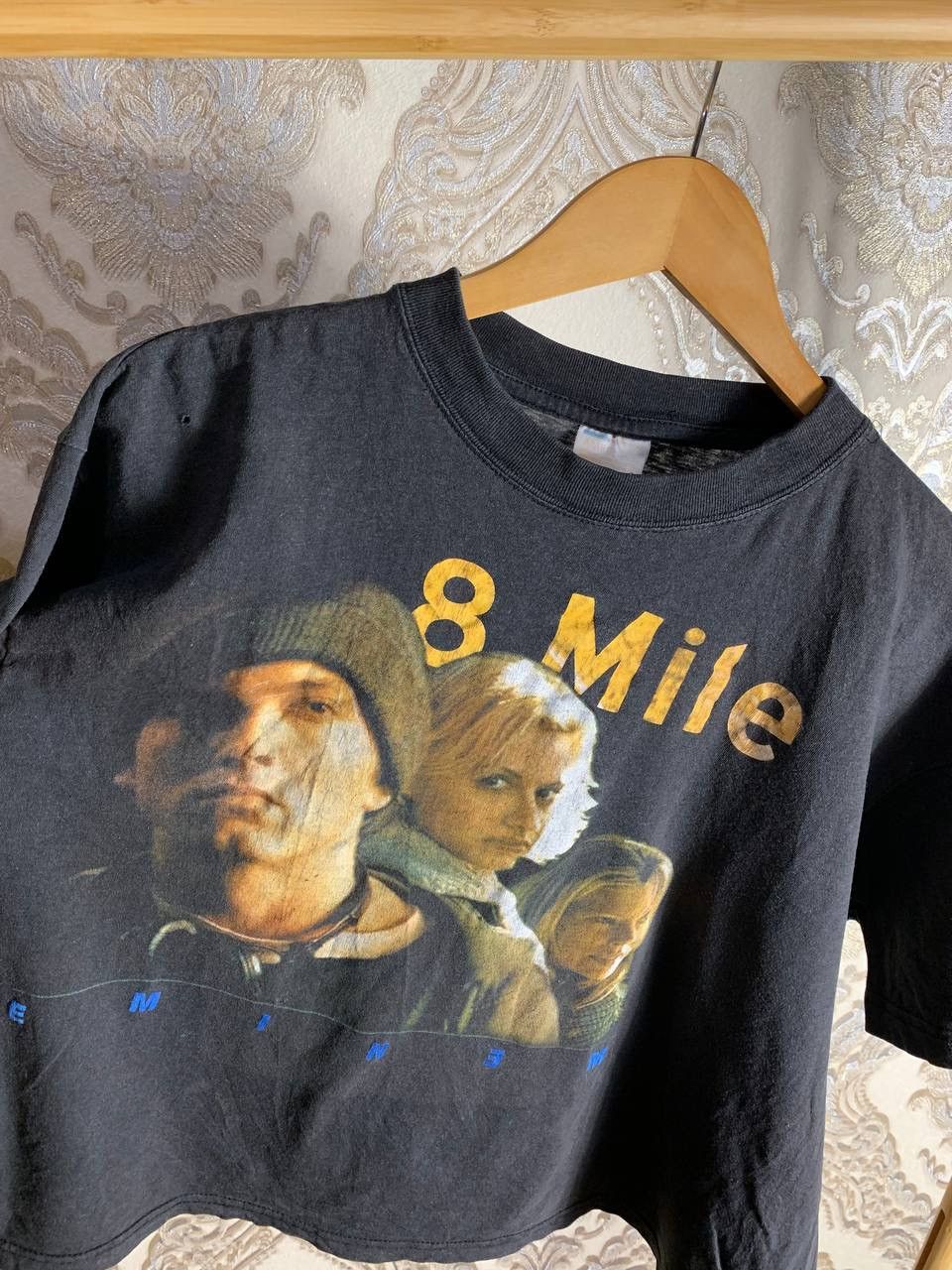 Eminem × Vintage VERY RARE EMINEM 8 MILE BIG LOGO T-SHIRT Y2K 90s RAP HIP HO Size US S / EU 44-46 / 1 - 4 Thumbnail