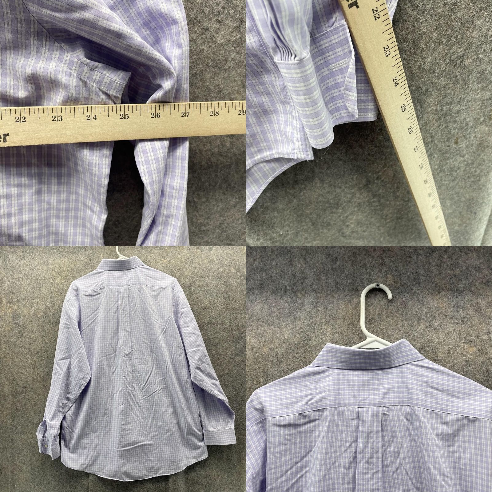 Brooks Brothers VINTAGE Brooks Brothers Shirt Men 17 35 Check Purple Casual Button-Down Madison Preppy Size US XL / EU 56 / 4 - 8 Thumbnail