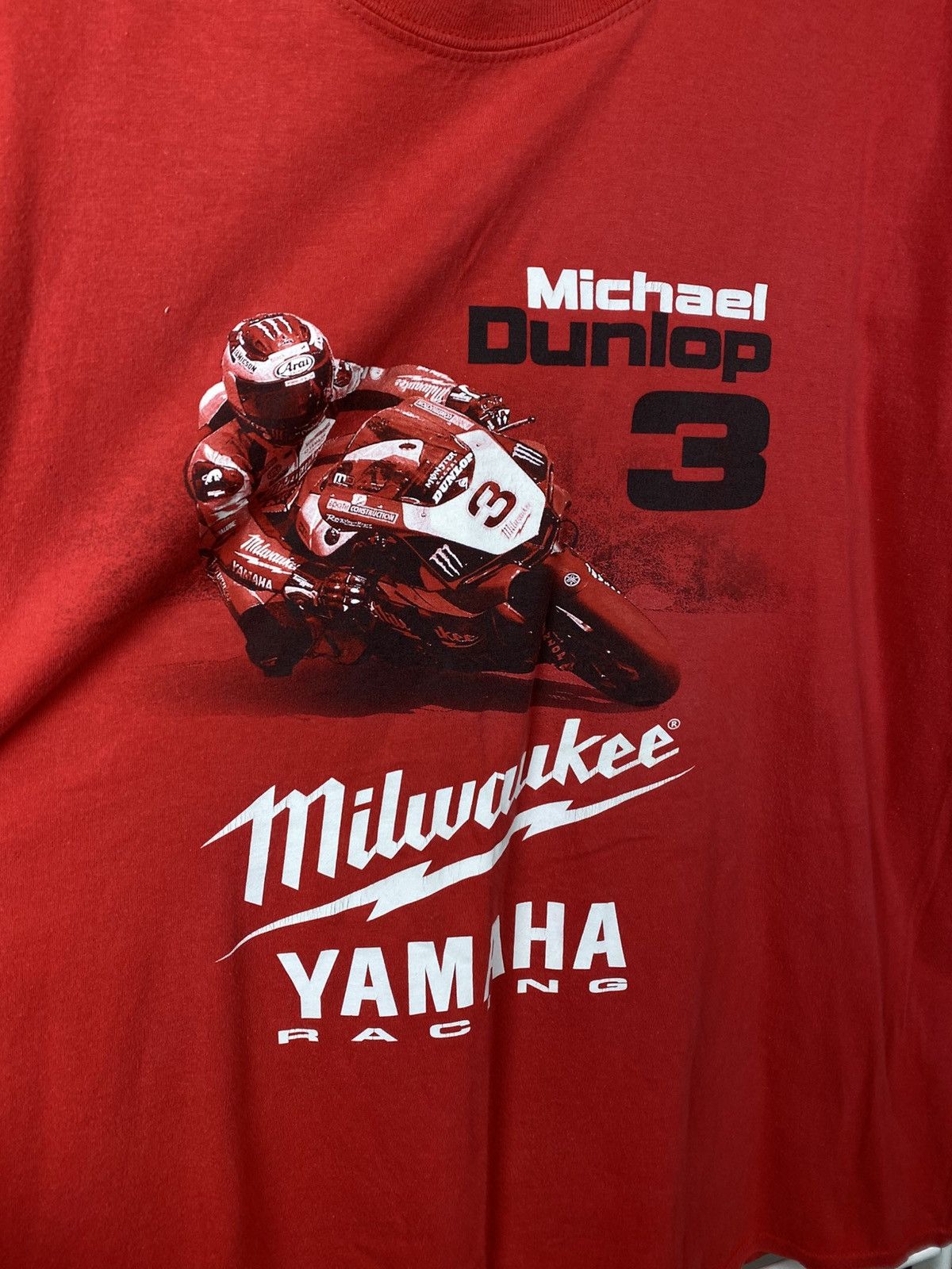 Yamaha 🏁Vintage T-Shirt Yamaha Racing Motorcycle Michael Dunlop 3🏁 Size US XL / EU 56 / 4 - 6 Thumbnail