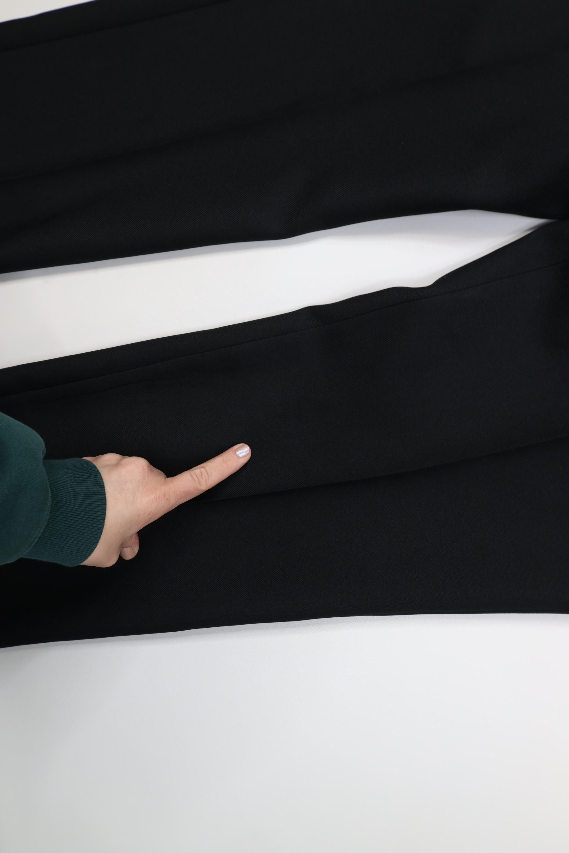 Vintage Vintage 70s Streetwear Flared Wide Leg Chino Pants Black USA Size US 38 / EU 54 - 9 Thumbnail