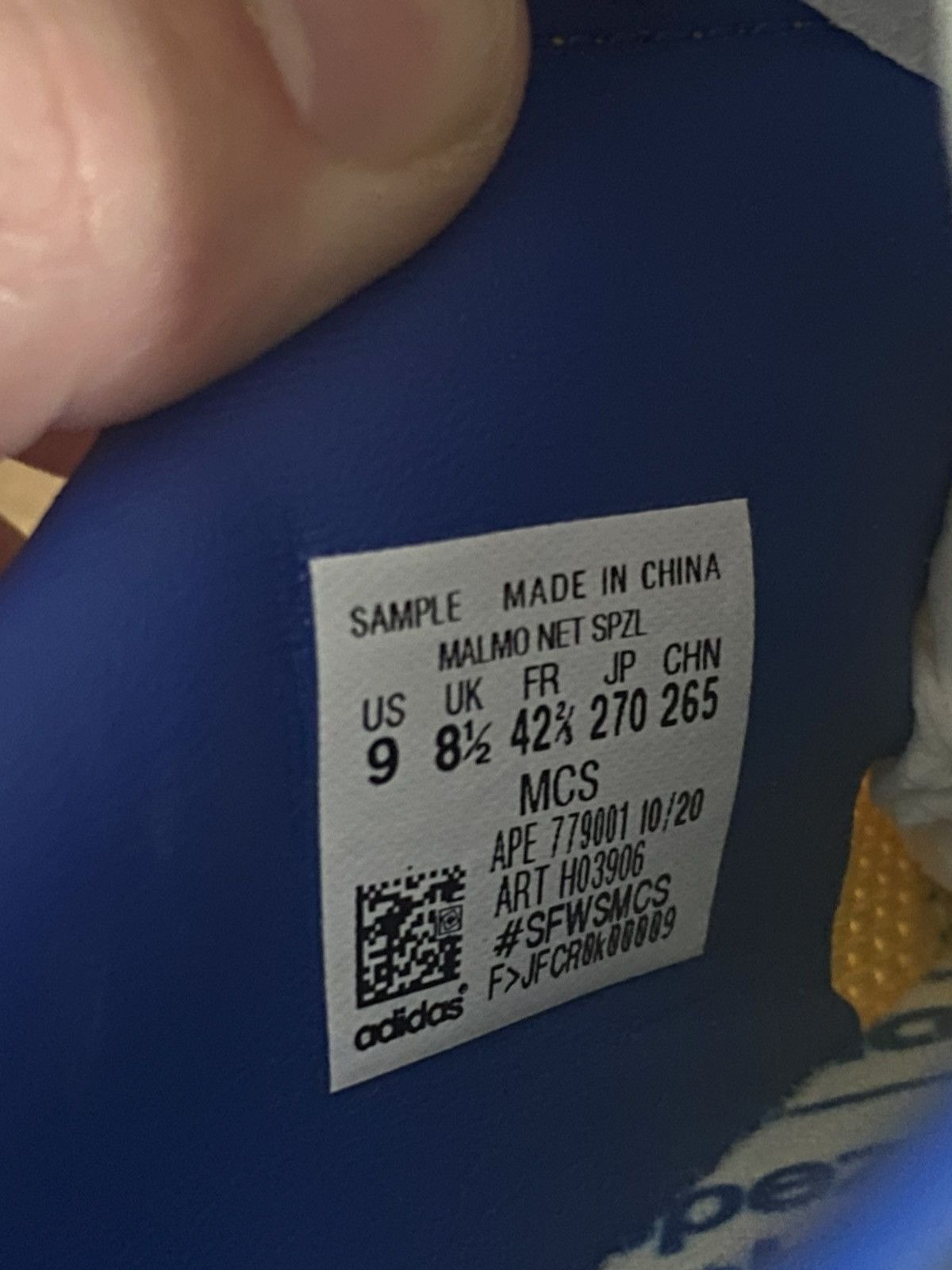 Adidas Adidas Malmo Net Spezial Sample „Not For Resale” Size US 9.5 / EU 42-43 - 10 Thumbnail