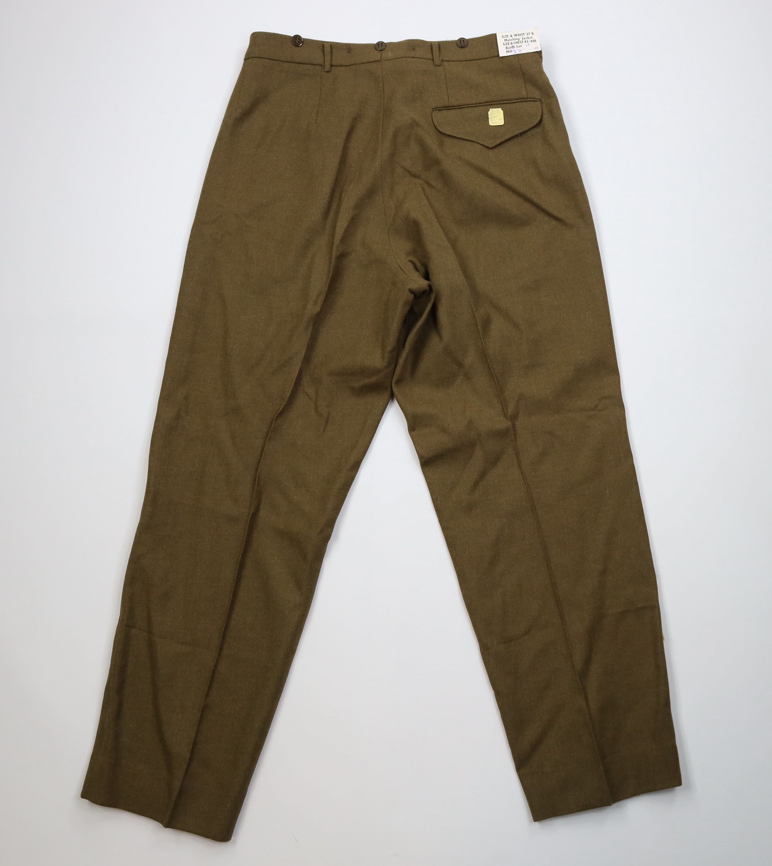 Vintage Deadstock Vintage 60s Vietnam War Australia Military Pants Size US 37 - 8 Thumbnail