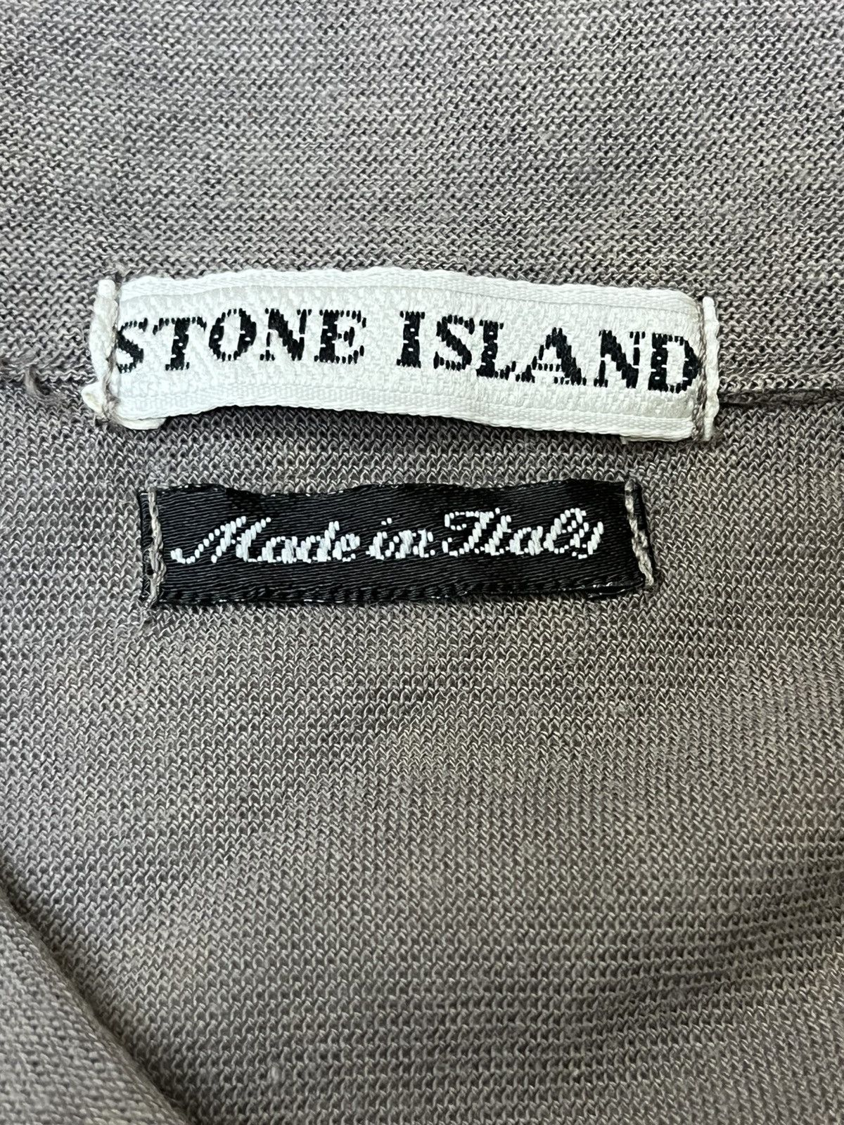 Stone Island Faded🔥Vintage STONE ISLAND distressed pockets polo shirts Size US S / EU 44-46 / 1 - 14 Thumbnail