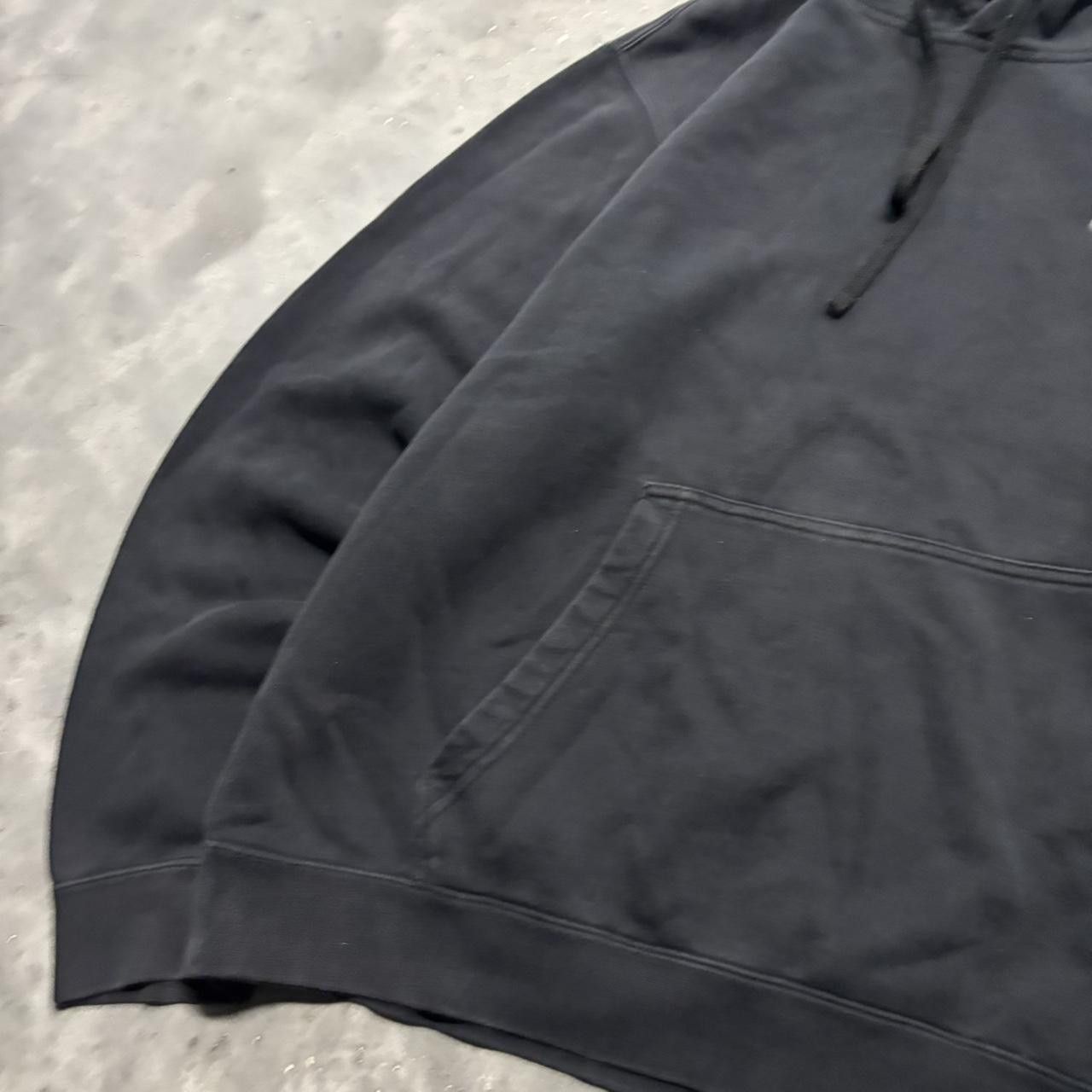 Nike × Vintage Crazy Vintage Y2K/2000s Black Nike Streetwear Essential Hoodie! Size US XL / EU 56 / 4 - 3 Thumbnail
