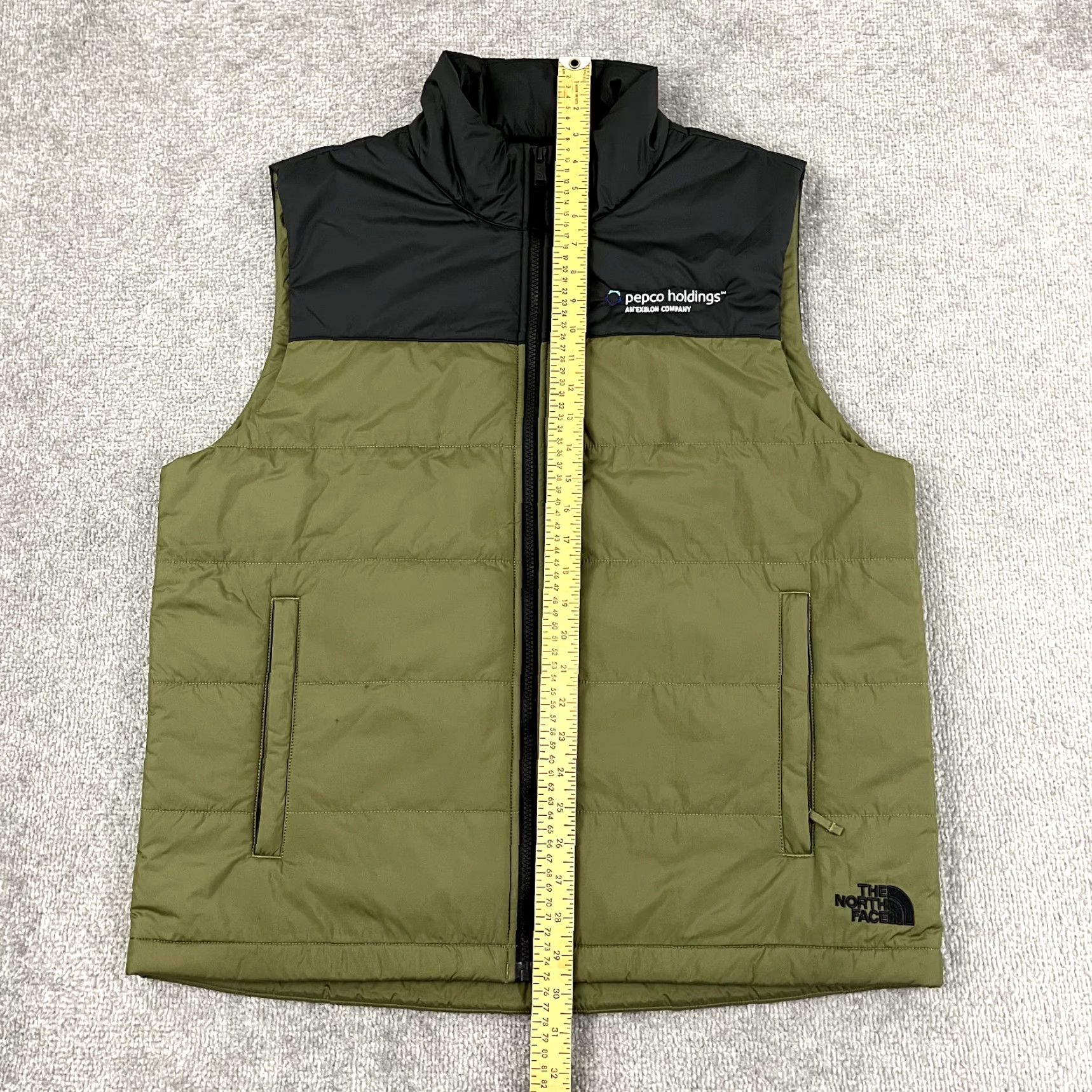 The North Face The North Face Vest Mens Large Green Black Everyday Quilted Insulted Puffer Zip Size US L / EU 52-54 / 3 - 4 Thumbnail