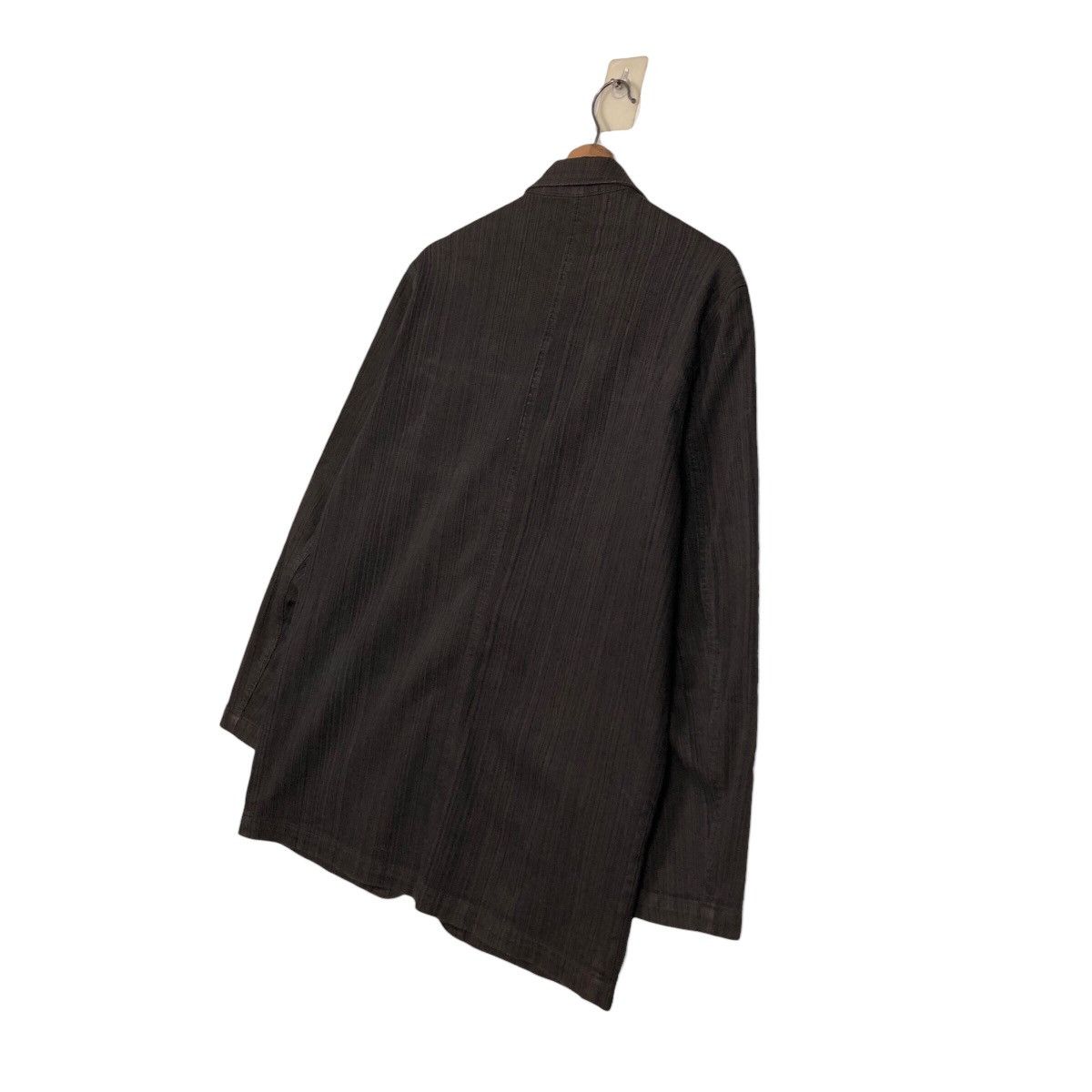 Issey Miyake 📌Vintage Hickory Chore Work Jacket Navy Blue Japan Made Size US M / EU 48-50 / 2 - 11 Thumbnail