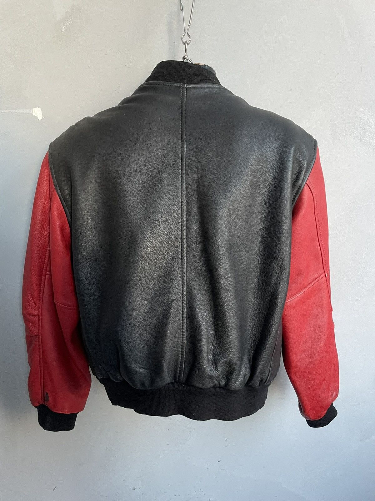 Alpha Industries Leather bomber jacket MA 1 alpha industries style 90s Size US M / EU 48-50 / 2 - 9 Thumbnail