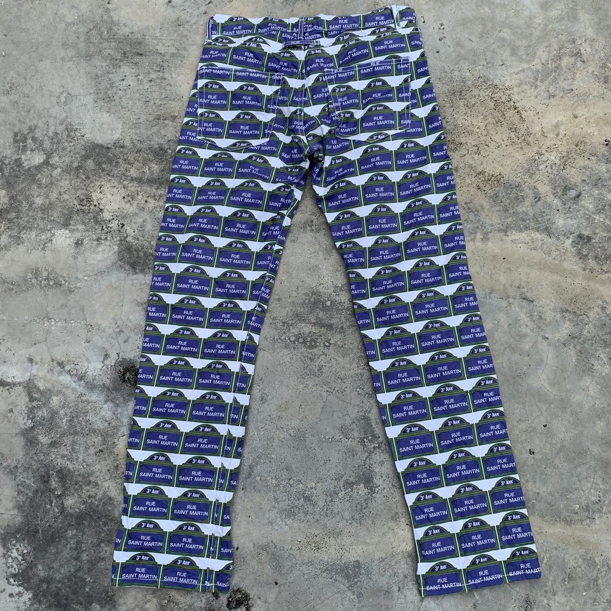 Designer × Jean Paul Gaultier JEAN PAUL GAULTIER Rue Saint Martin Print Size US 31 - 10 Thumbnail