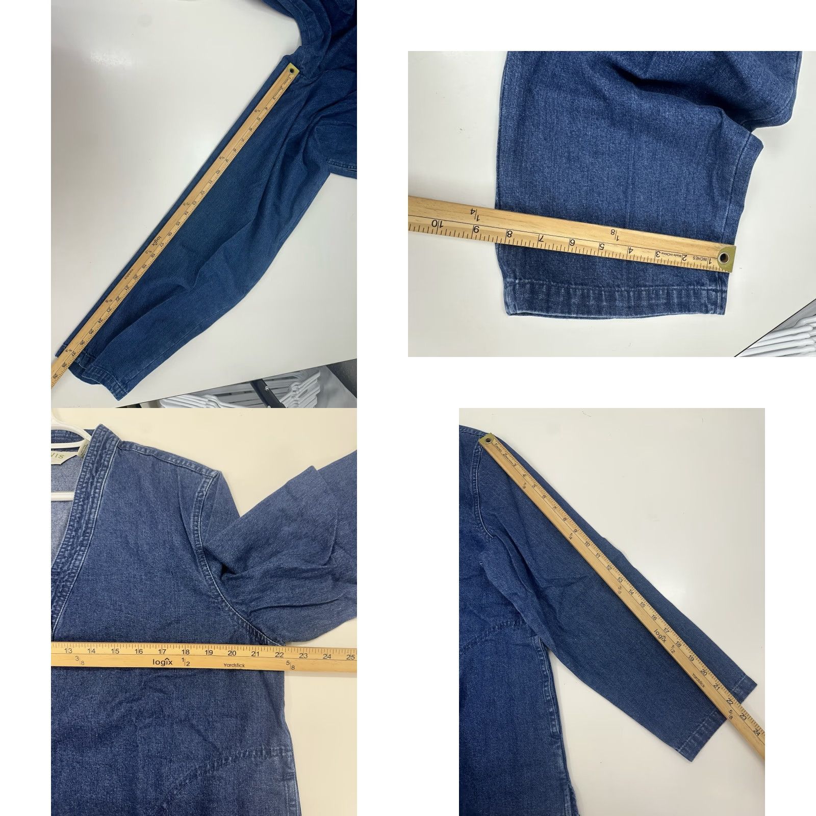 Orvis VINTAGE Orvis Womens Two Piee Set Size Petite Large Button-Down Coat and Pants Coton NWT Size 36" / US 14 / IT 50 - 9 Thumbnail