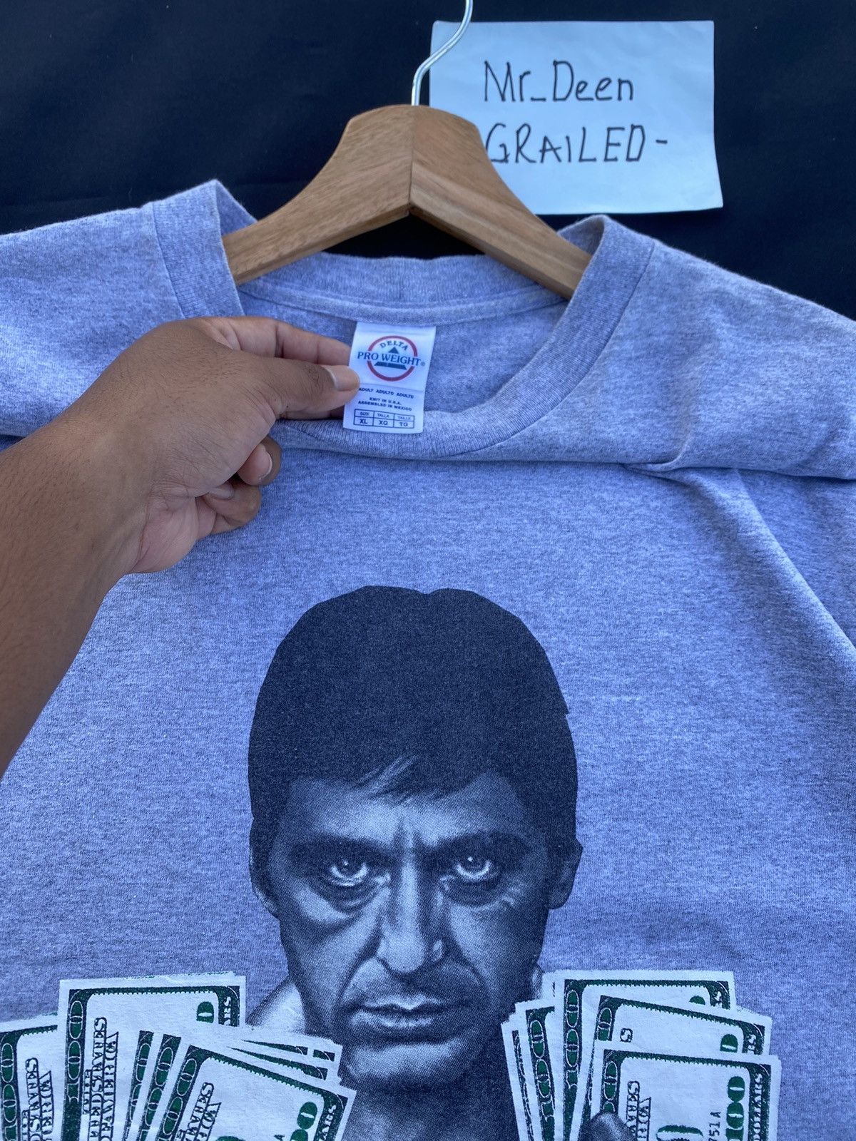 Vintage Vintage 90s Scarface “Tony Montana” Mob Gangster Crime Drama Size US XL / EU 56 / 4 - 10 Thumbnail