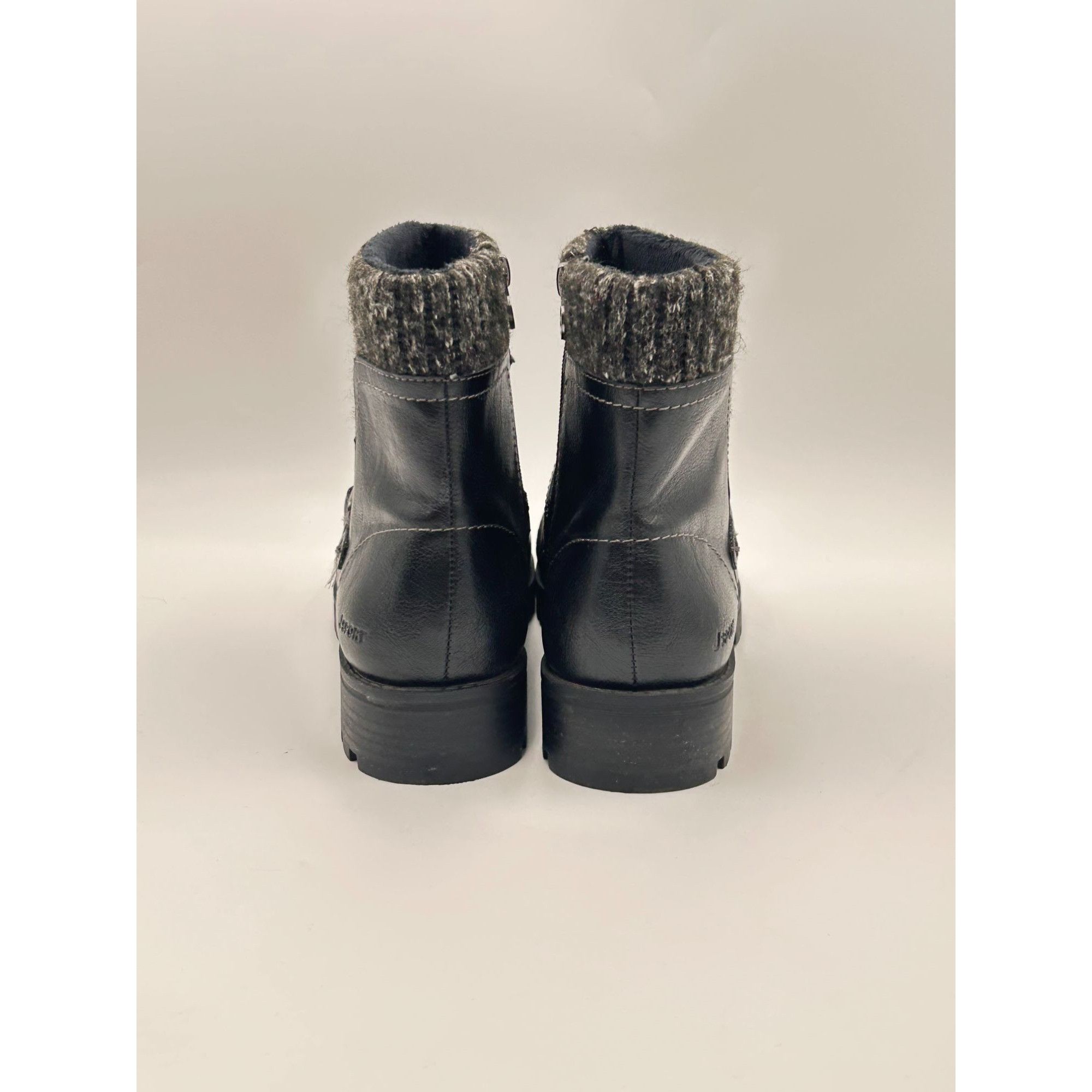 Other JSport Violet Women 11M Black Ankle Boots Memory Foam All Te Size US 11 / IT 41 - 3 Thumbnail