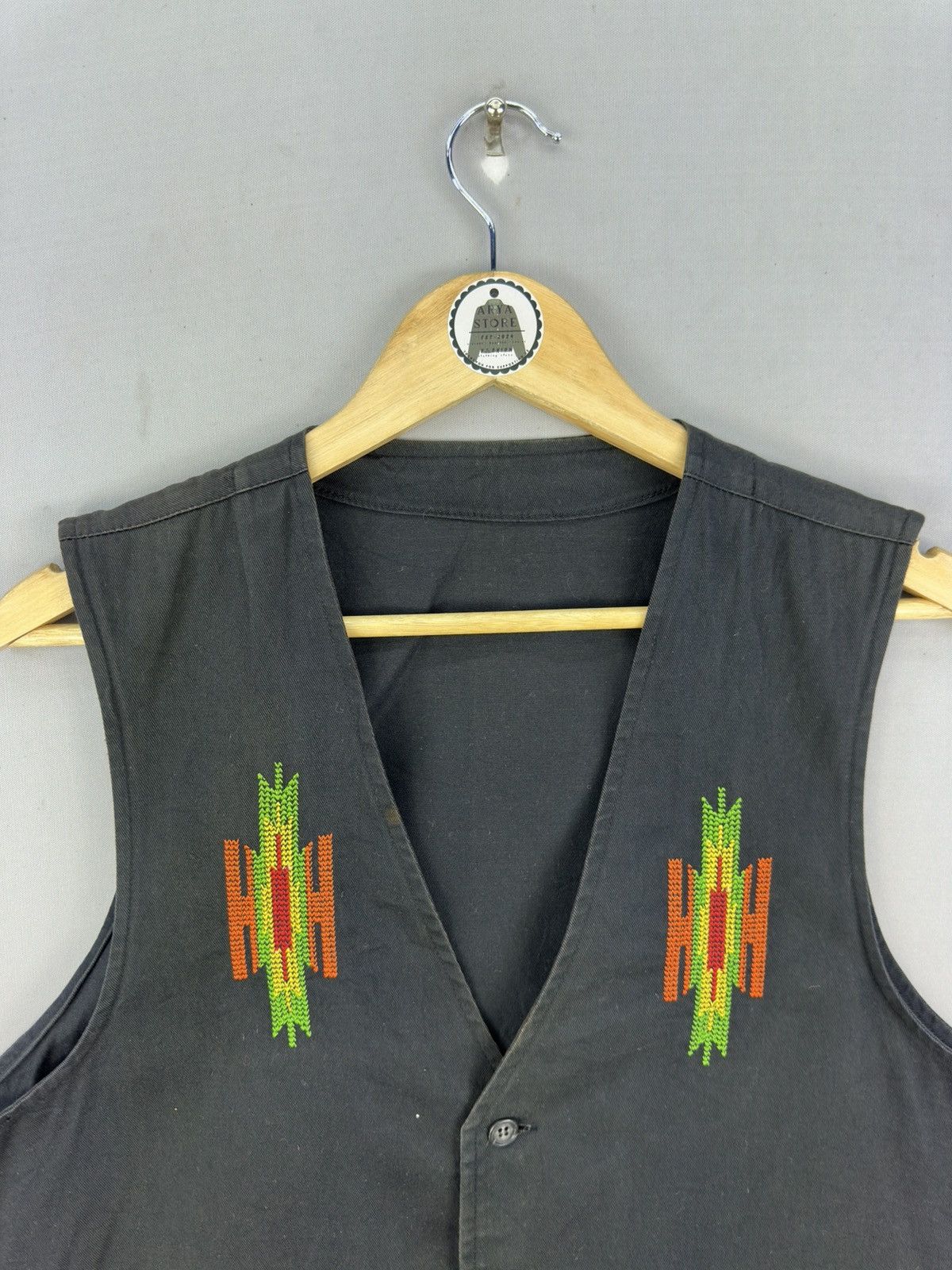 Japanese Brand Unbrand Embroidered Navajo Native Vest Size US S / EU 44-46 / 1 - 7 Thumbnail