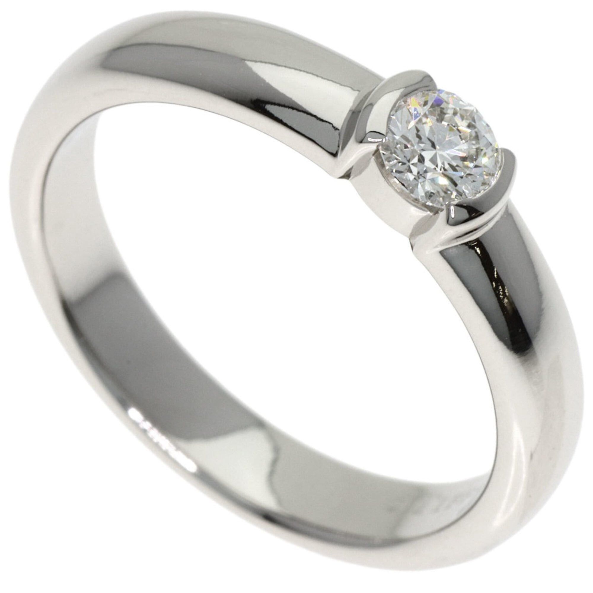 Tiffany & Co. Tiffany & Co. Dots Solitaire Diamond Ring, G-VS2 Clarity, Platinum PT950, Women's. Size ONE SIZE - 1 Thumbnail