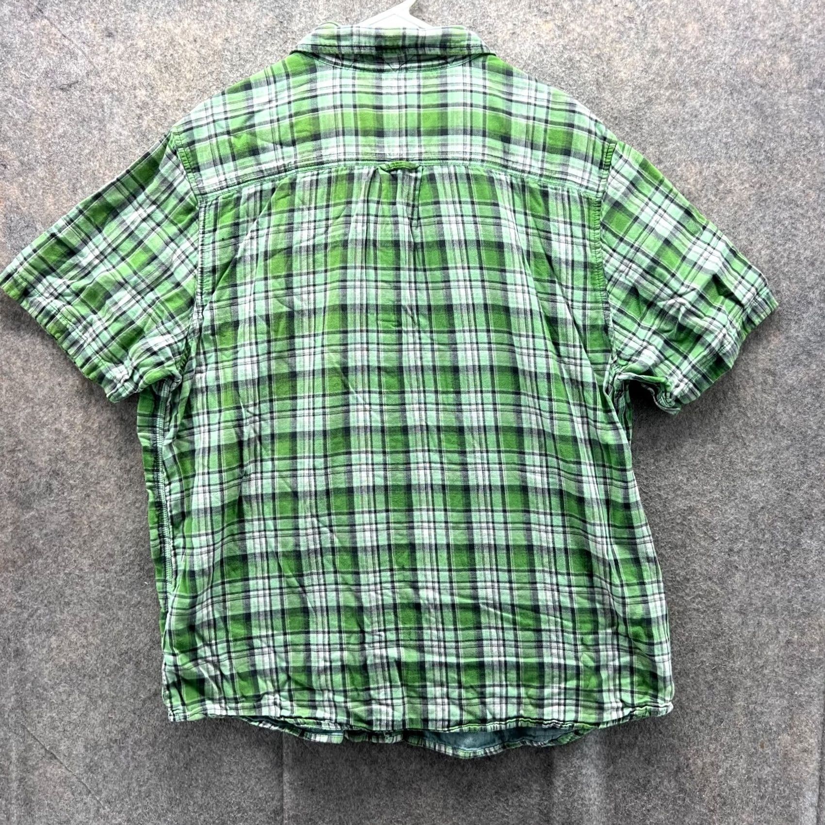 The North Face The North Face Shirt Men 2XL Green Button-Down Plaid Short Sleeve Casual Shirt Size US XXL / EU 58 / 5 - 2 Thumbnail
