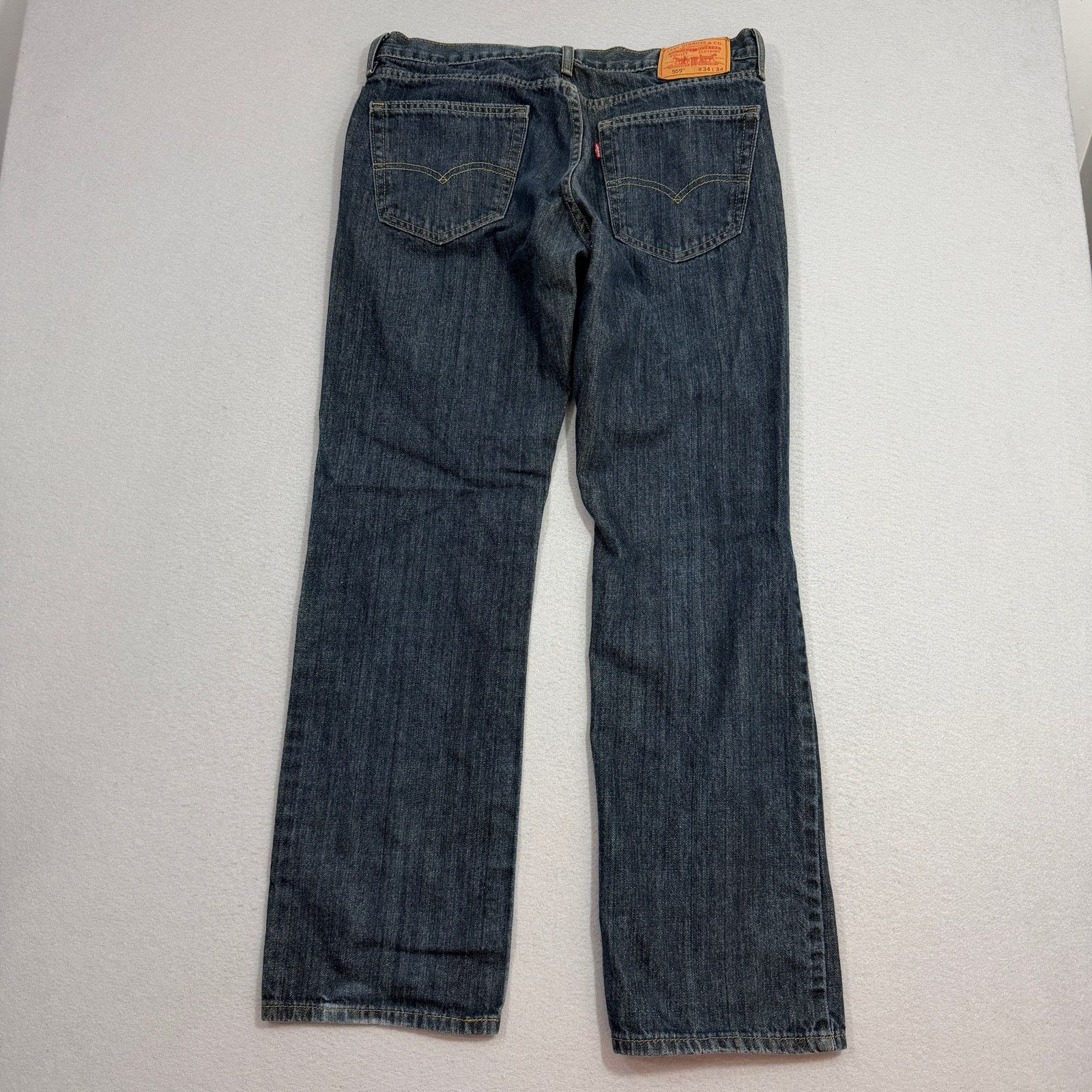 Levi's Vintage Levis 559 Jeans Men's 34x34 Relaxed Straight Loose Size US 34 / EU 50 - 7 Thumbnail