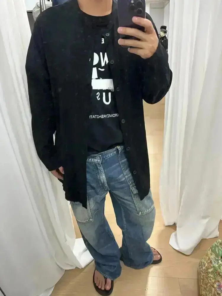 Yohji Yamamoto Yohji Yamamoto Pour Homme button-up cardigan-2507 Size US S / EU 44-46 / 1 - 7 Thumbnail