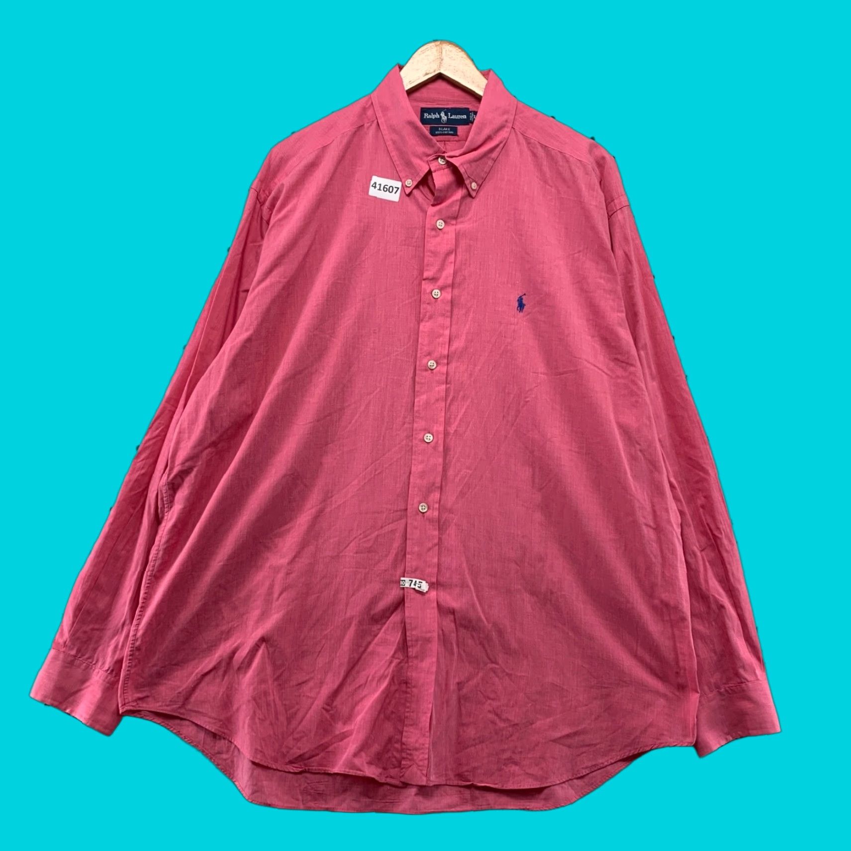 Ralph Lauren Ralph Lauren Button-Down Shirt Mens XL Pink Long Sleeve Lightweight Preppy 27x34 Clothing Shirt Mens XL Pink Classic 90s Style Size US XL / EU 56 / 4 - 1 Thumbnail