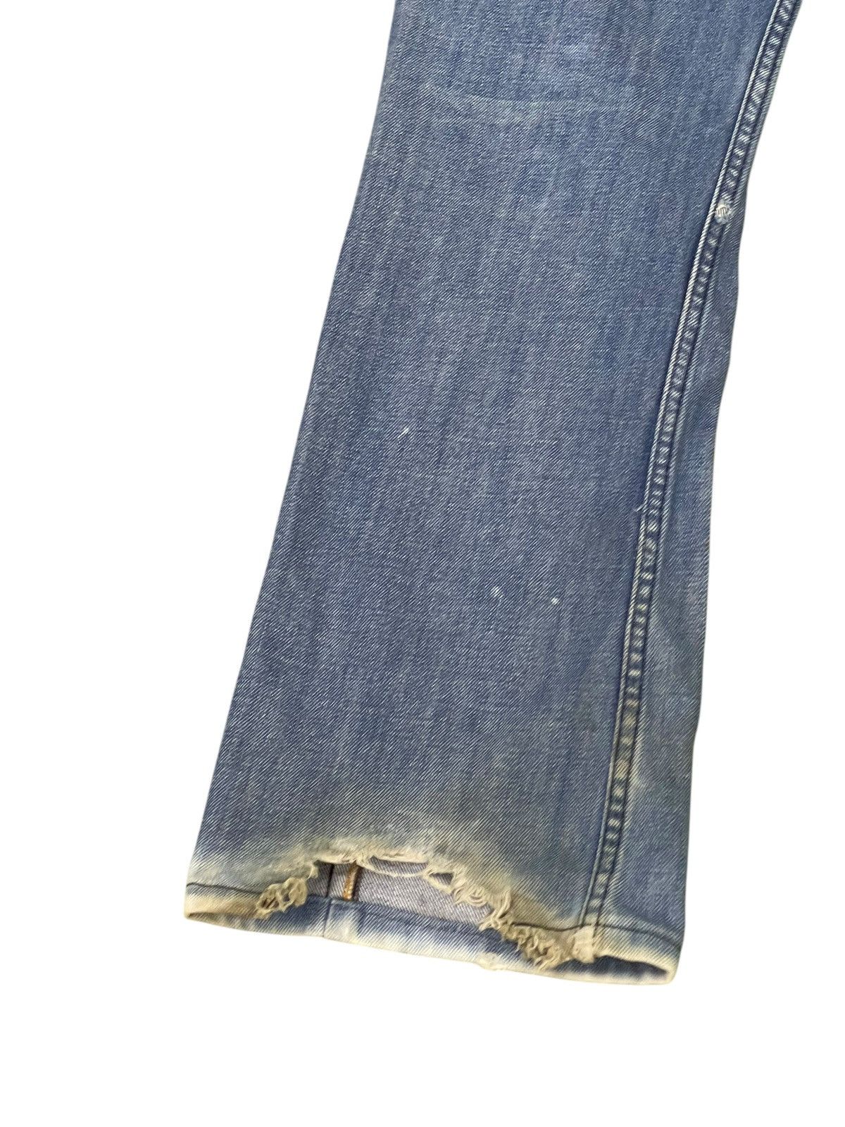 Diesel Flare Jeans Y2K Diesel Industries Distress Boot Cut 1🟦0 Size US 31 - 16 Thumbnail