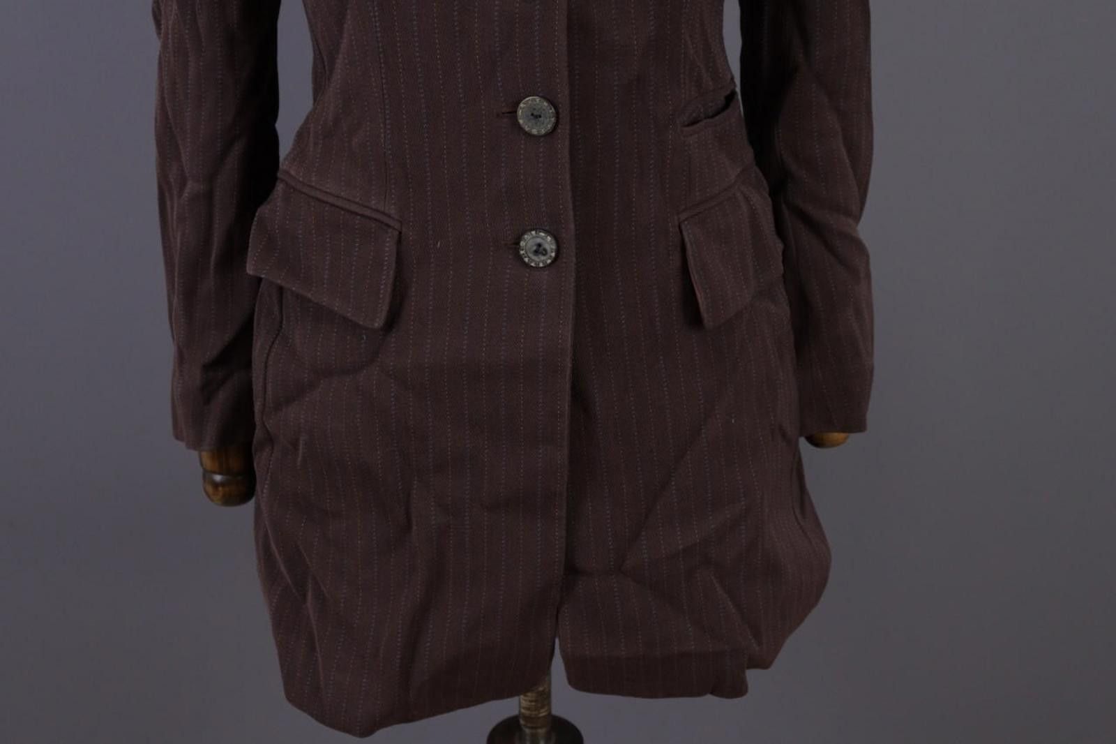 Escada Escada Elements Brown Single Blazer Coat Jacket Size 34 Size M / US 6-8 / IT 42-44 - 3 Thumbnail
