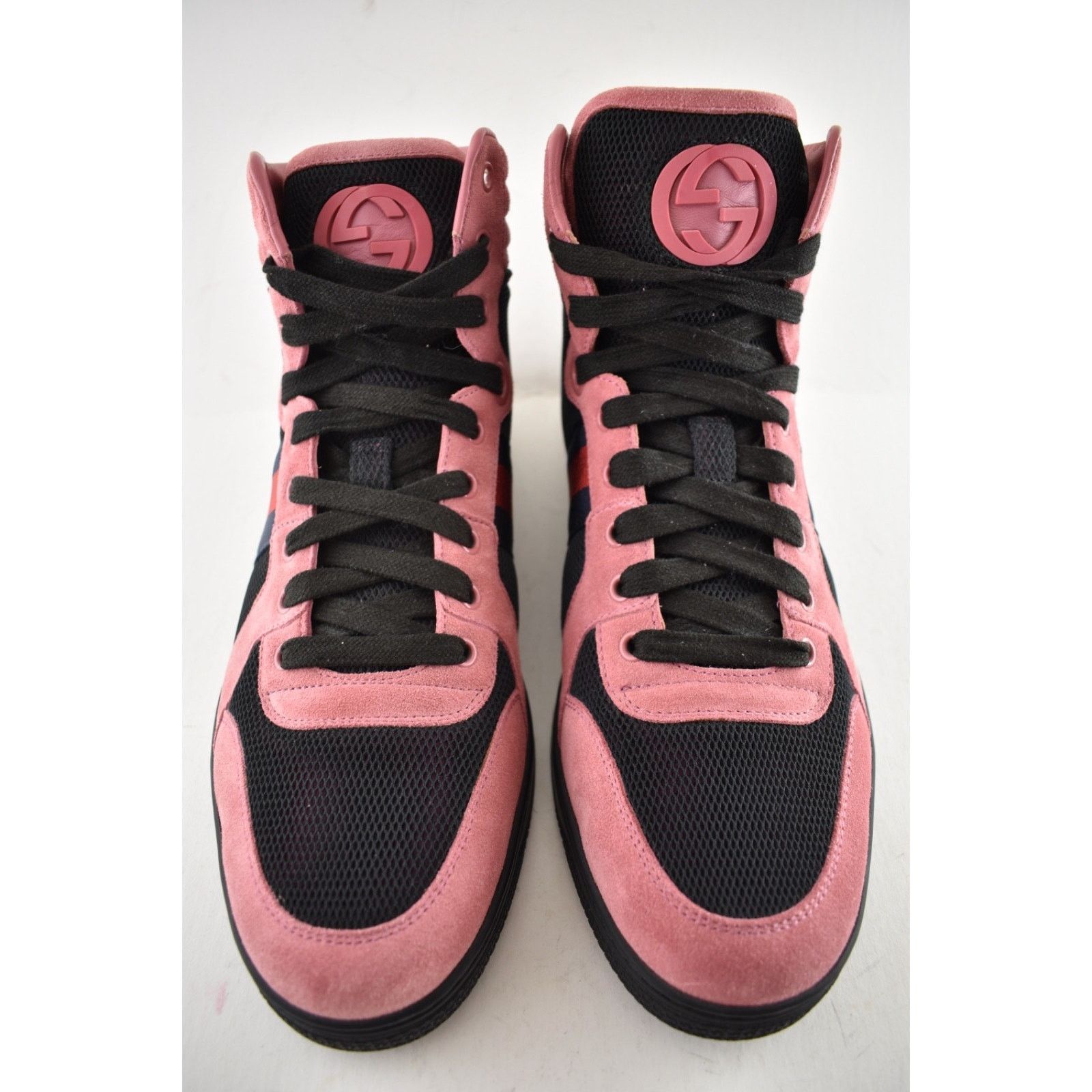 Gucci Gucci Thunder Stretch Black Pink Suede GG High Top US 10 Size US 10 / EU 43 - 8 Thumbnail