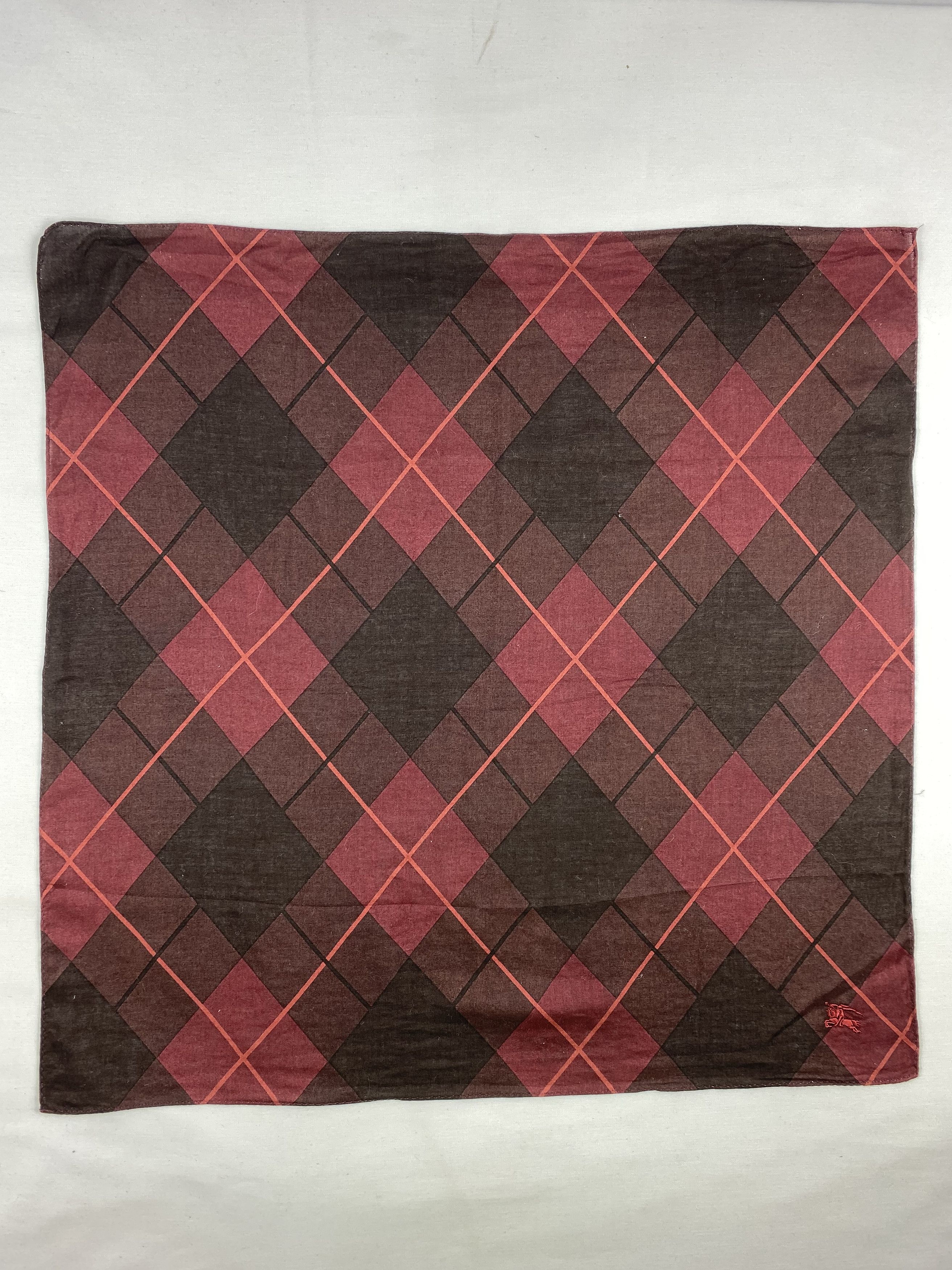 Burberry Vintage Burberry Handkerchief / Bandana / Neckerchief Size ONE SIZE - 3 Thumbnail