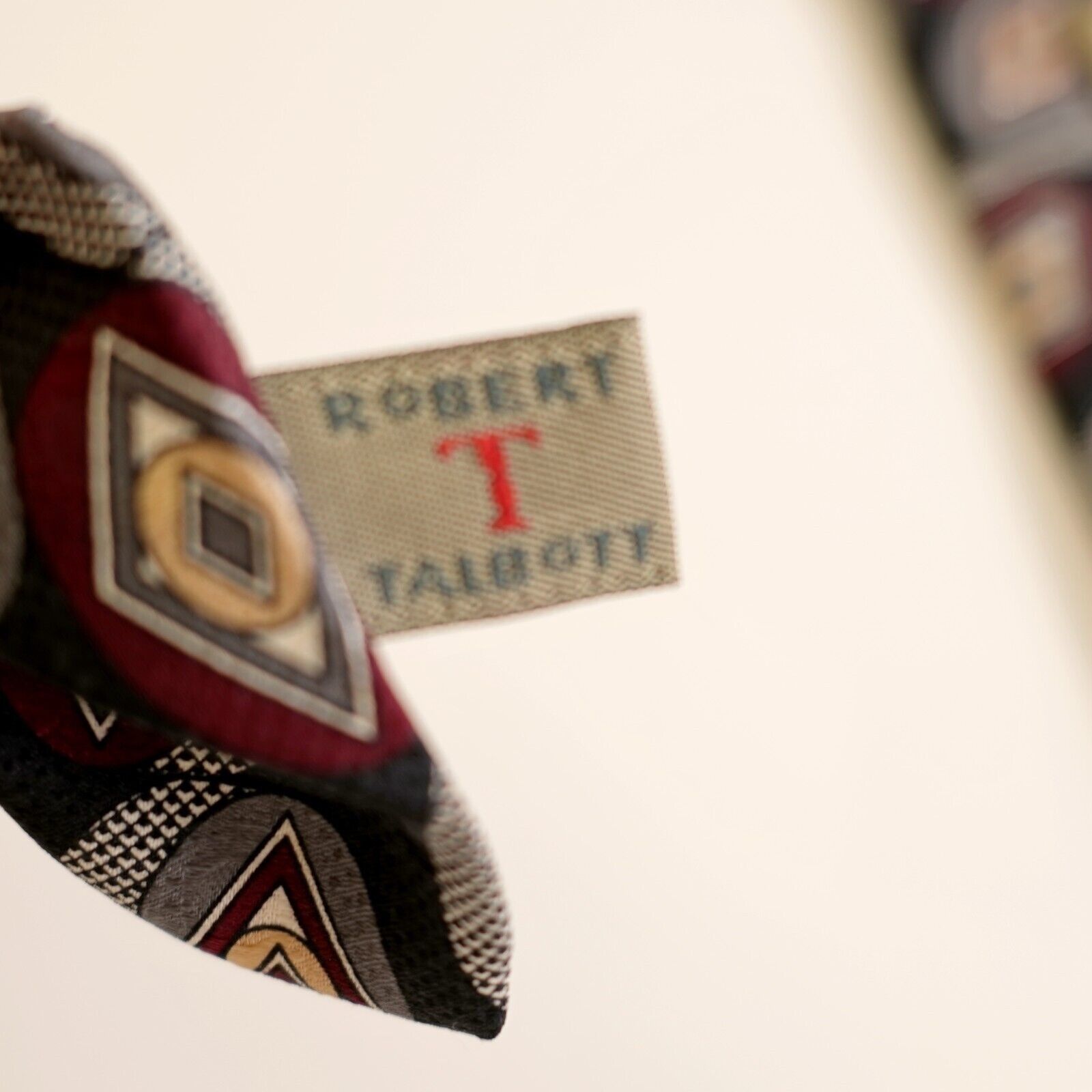 Robert Talbott Robert Talbott Carmel Valley USA Black Jacquard Print Abstra Size ONE SIZE - 5 Thumbnail