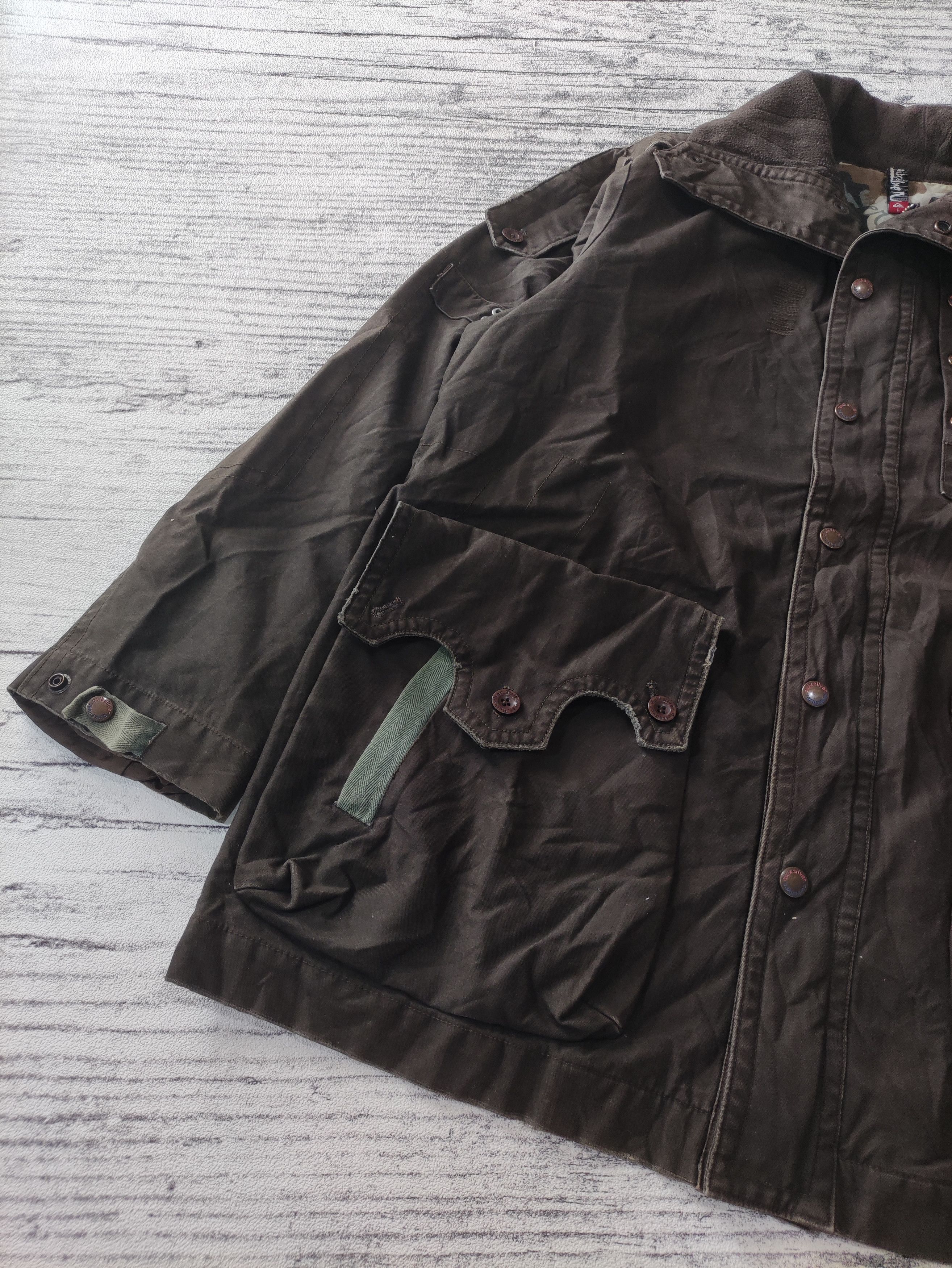 Quiksilver QUIKSILVER DARK BROWN CANVAS JACKET Size US L / EU 52-54 / 3 - 2 Thumbnail
