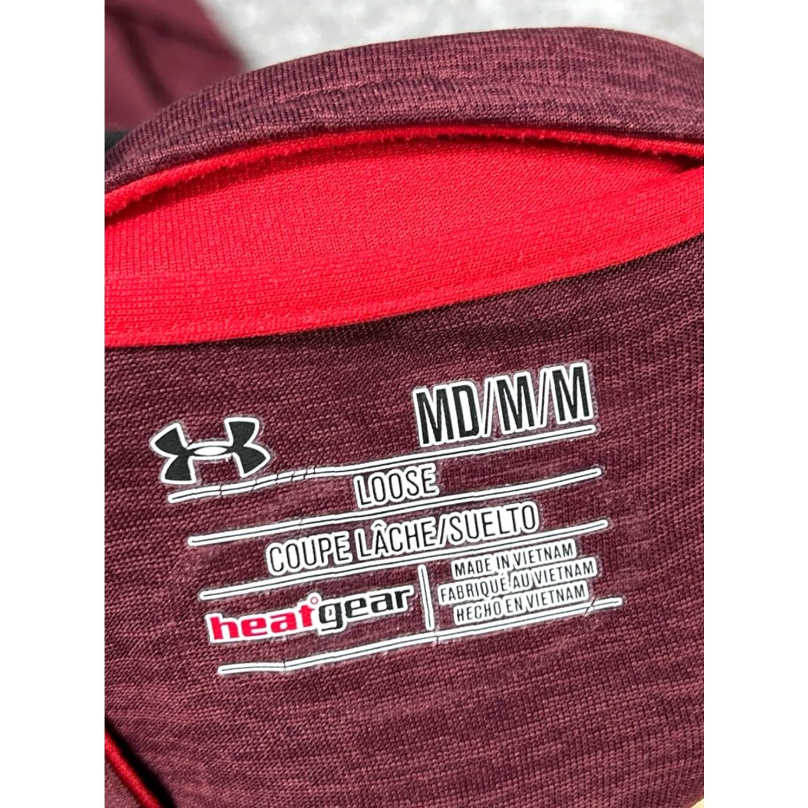 Under Armour Under Armour HeatGear Mens Red Quarter Zip Running Sweater 1/4 Zip Pullover Mock Neck Activewear Shirt Size US M / EU 48-50 / 2 - 3 Thumbnail