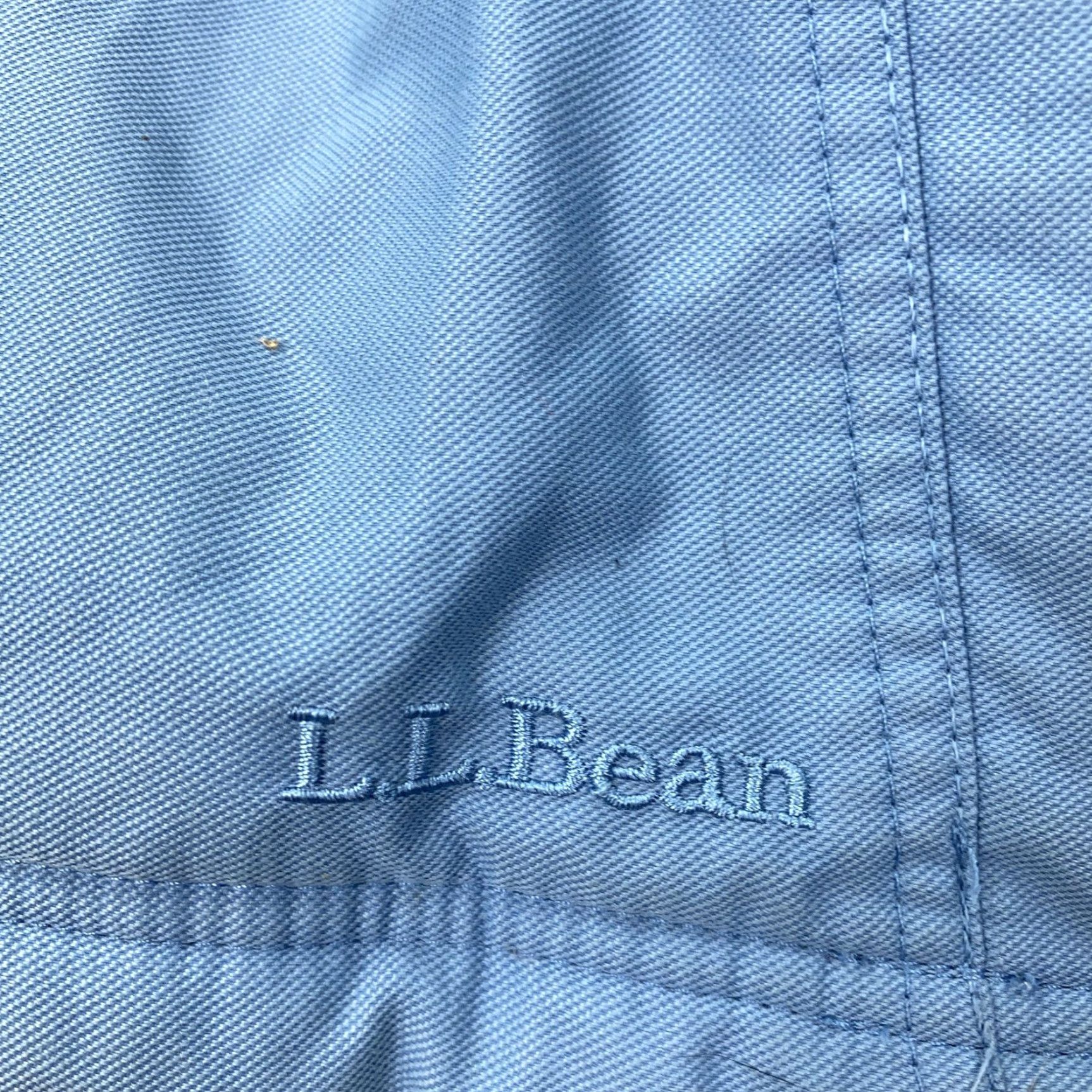 Vintage L.L. Bean Parka Womens Medium Blue Insulated Down Hooded Coat with Fur Trim Zip Size M / US 6-8 / IT 42-44 - 6 Thumbnail