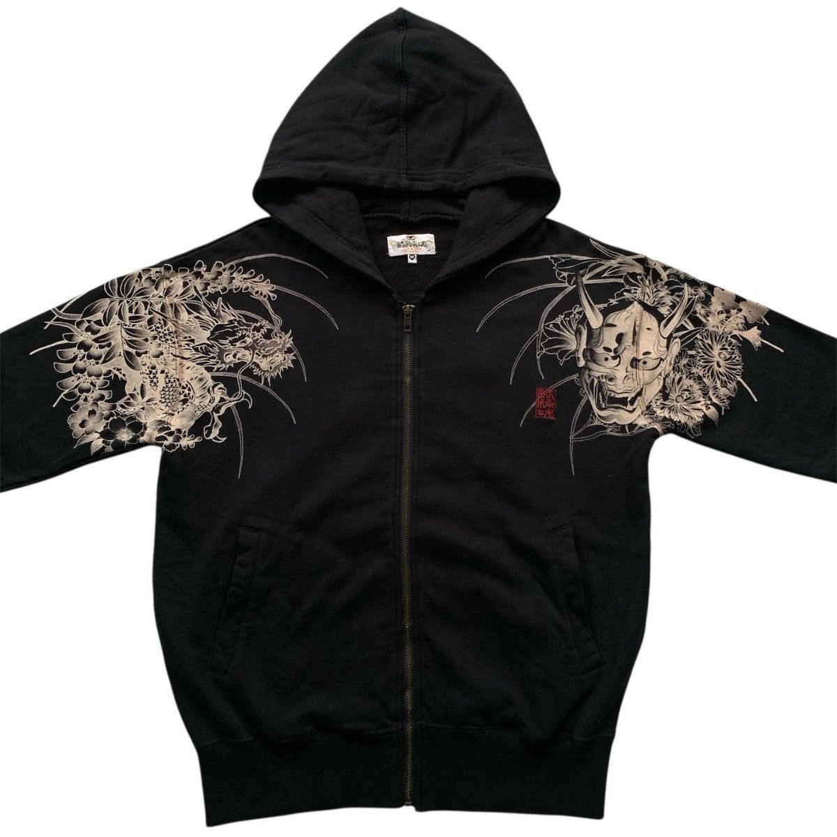 Karakuri Tamashii Karakuri Tamashii Sukajan Devil Dragon Embroidery Zip Hoodie Size US M / EU 48-50 / 2 - 3 Thumbnail