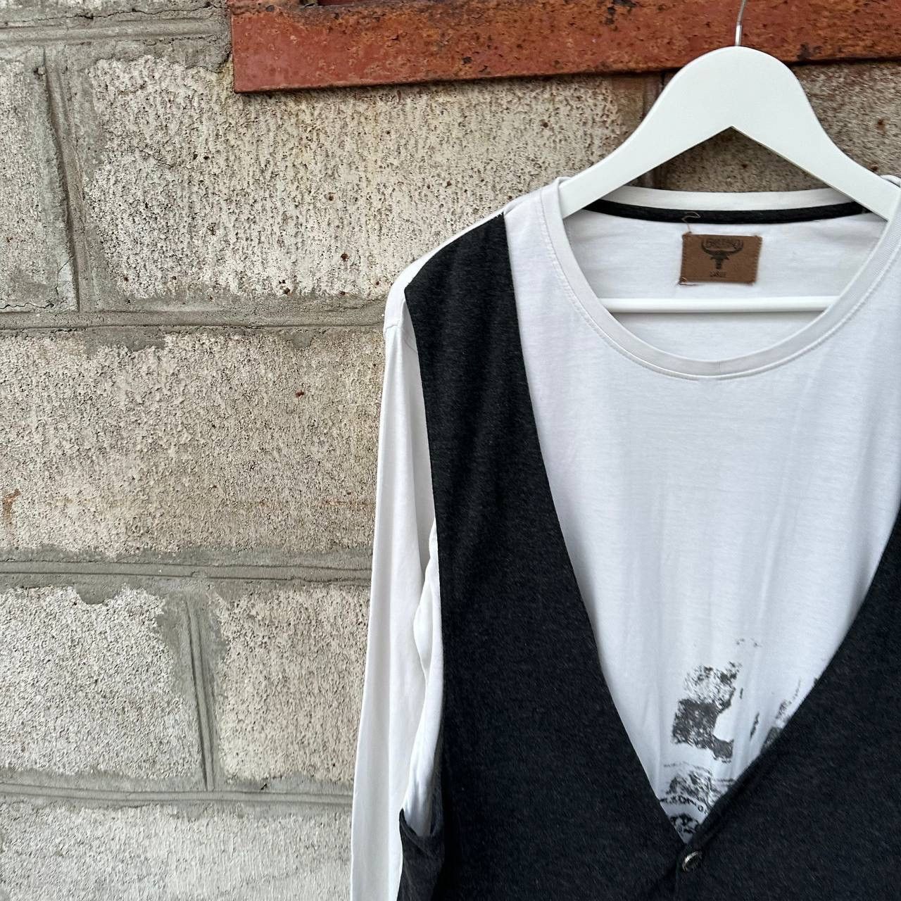 Buffalo David Bitton VTG Buffalo Long-sleeve T-shirts Grunge Hype Trend Avantgard Size US L / EU 52-54 / 3 - 3 Thumbnail