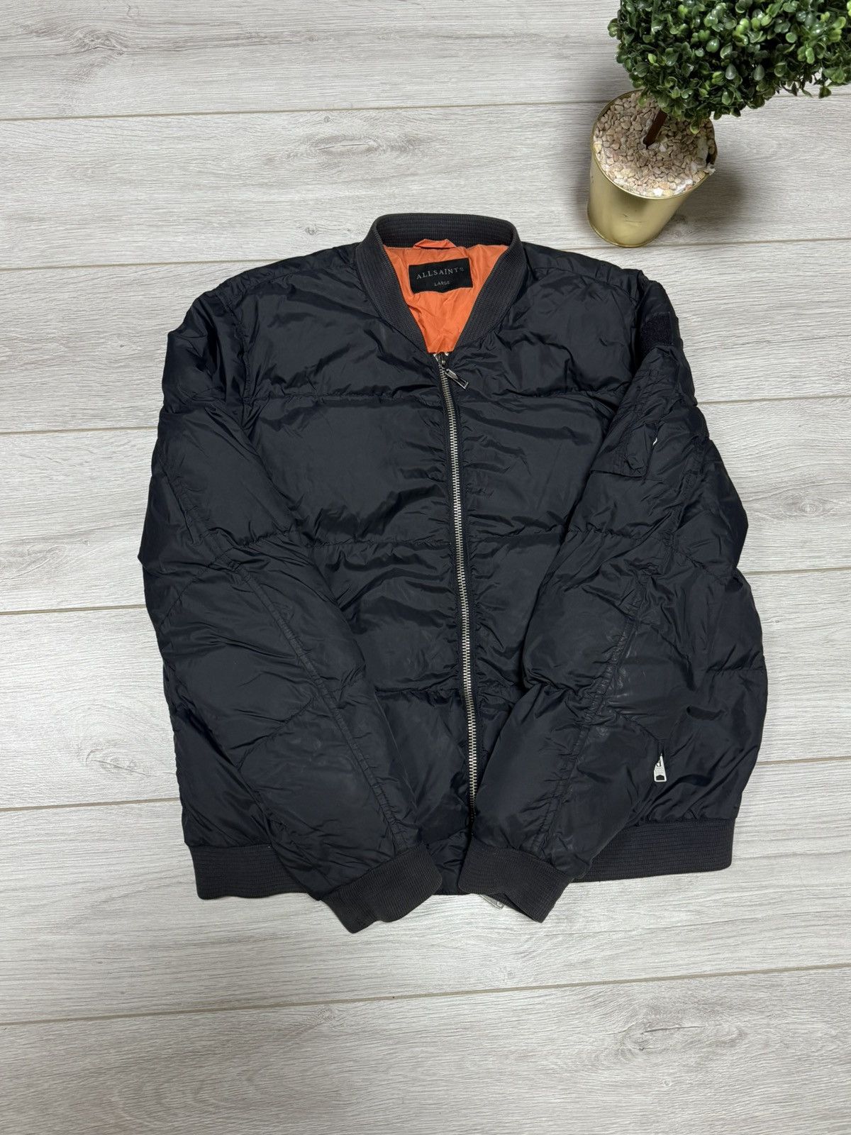 Allsaints Allsaints furlough bomber down jacket zip Size US L / EU 52-54 / 3 - 5 Thumbnail
