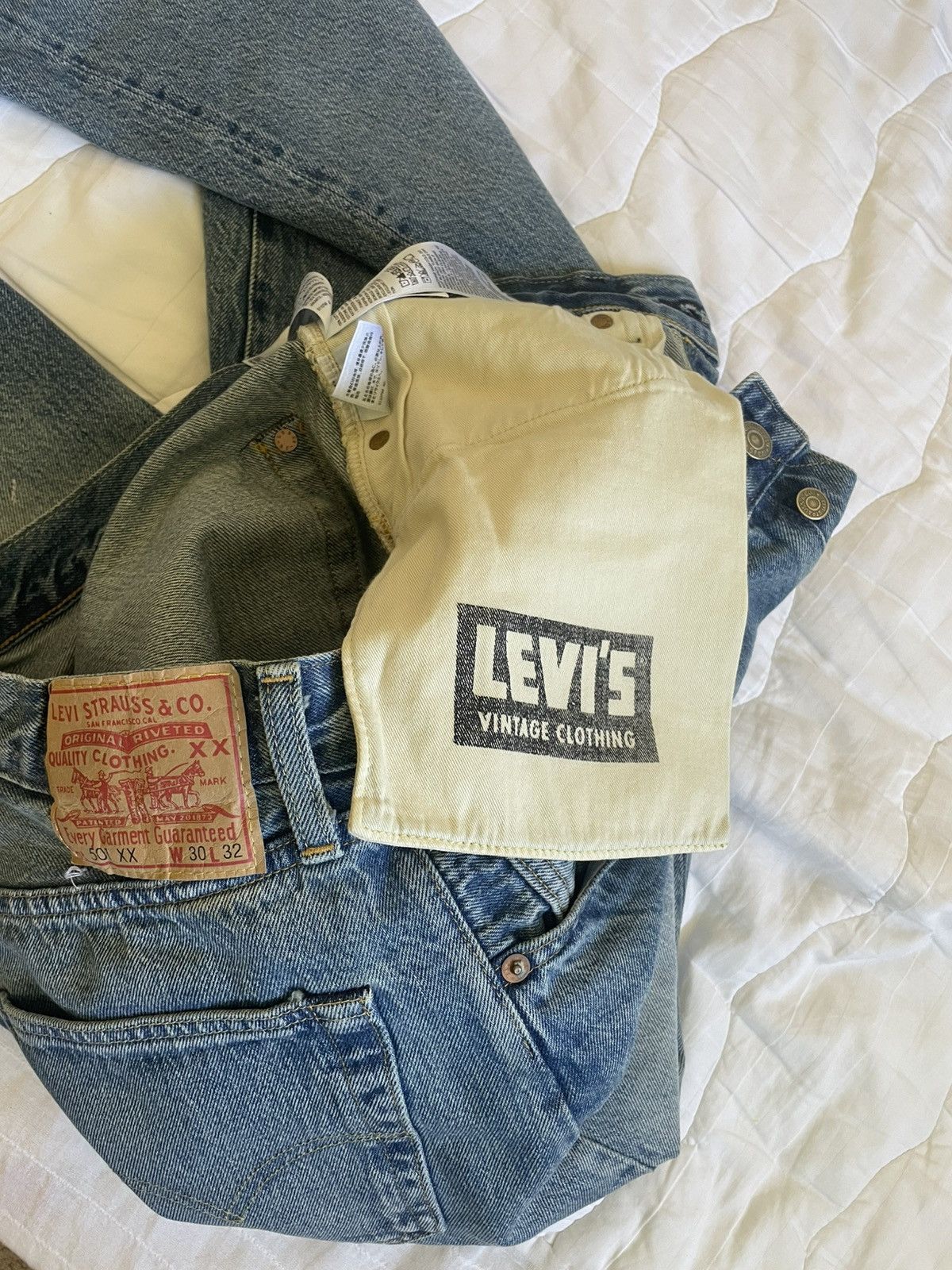 Levi's Levis 501 XX Selvedge Denim Size US 30 / EU 46 - 6 Thumbnail