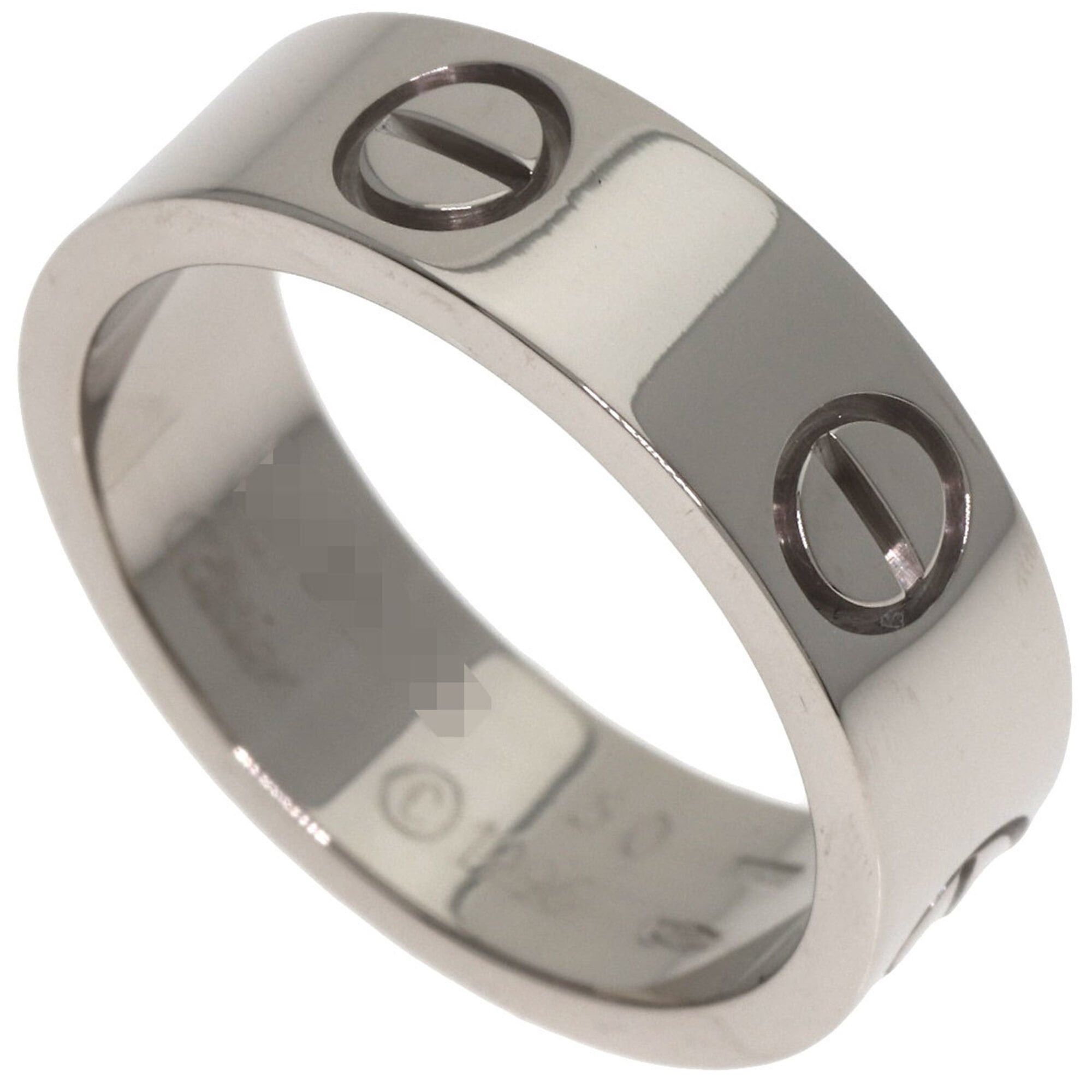 Cartier Cartier Love Ring #50, 18K White Gold, Women's Ring, CARTIER Size ONE SIZE - 1 Thumbnail