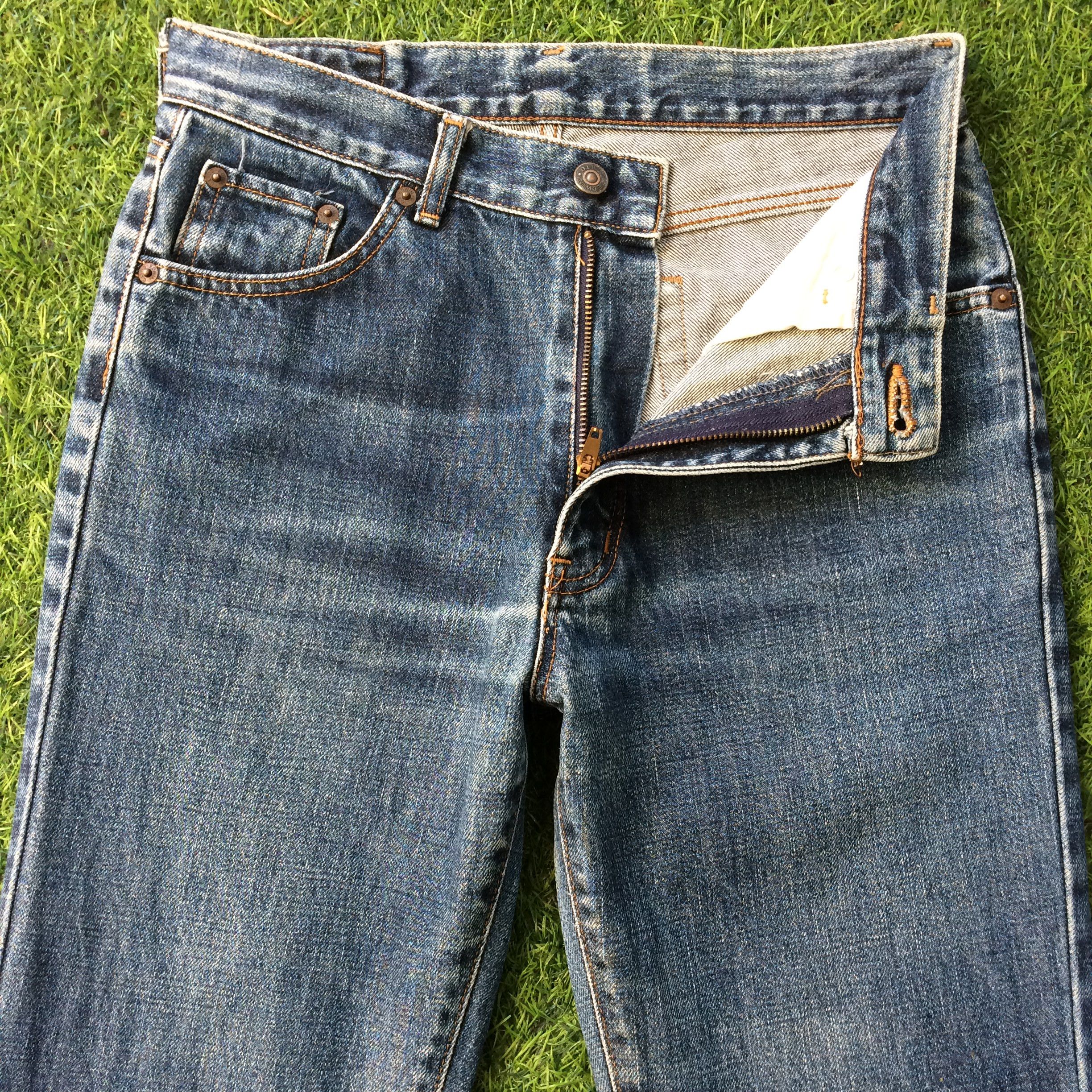 Edwin × Japanese Brand × Vintage Vintage Edwin Blue Denim Bootcut Jeans #D-645 Size US 28 / EU 44 - 3 Thumbnail