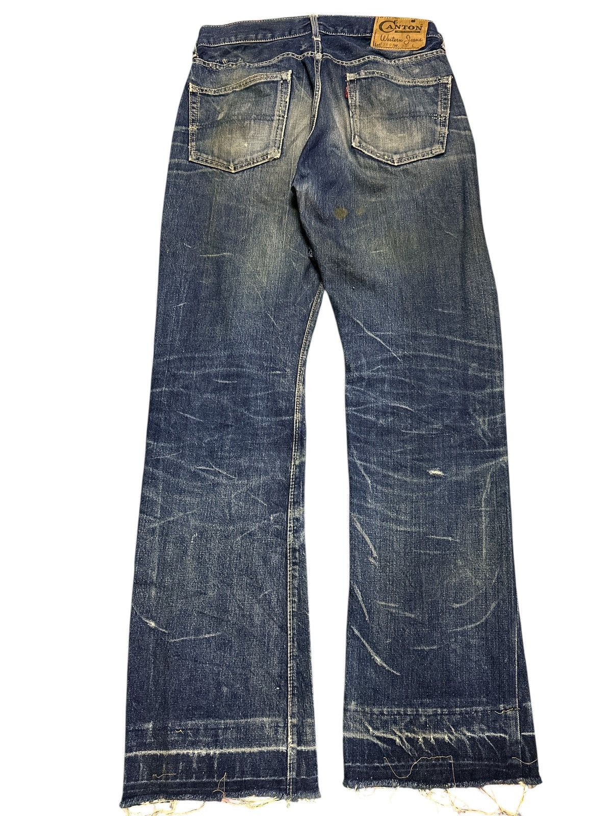 Kapital Distress Vintage Canton Flare Denim Size US 30 / EU 46 - 2 Thumbnail