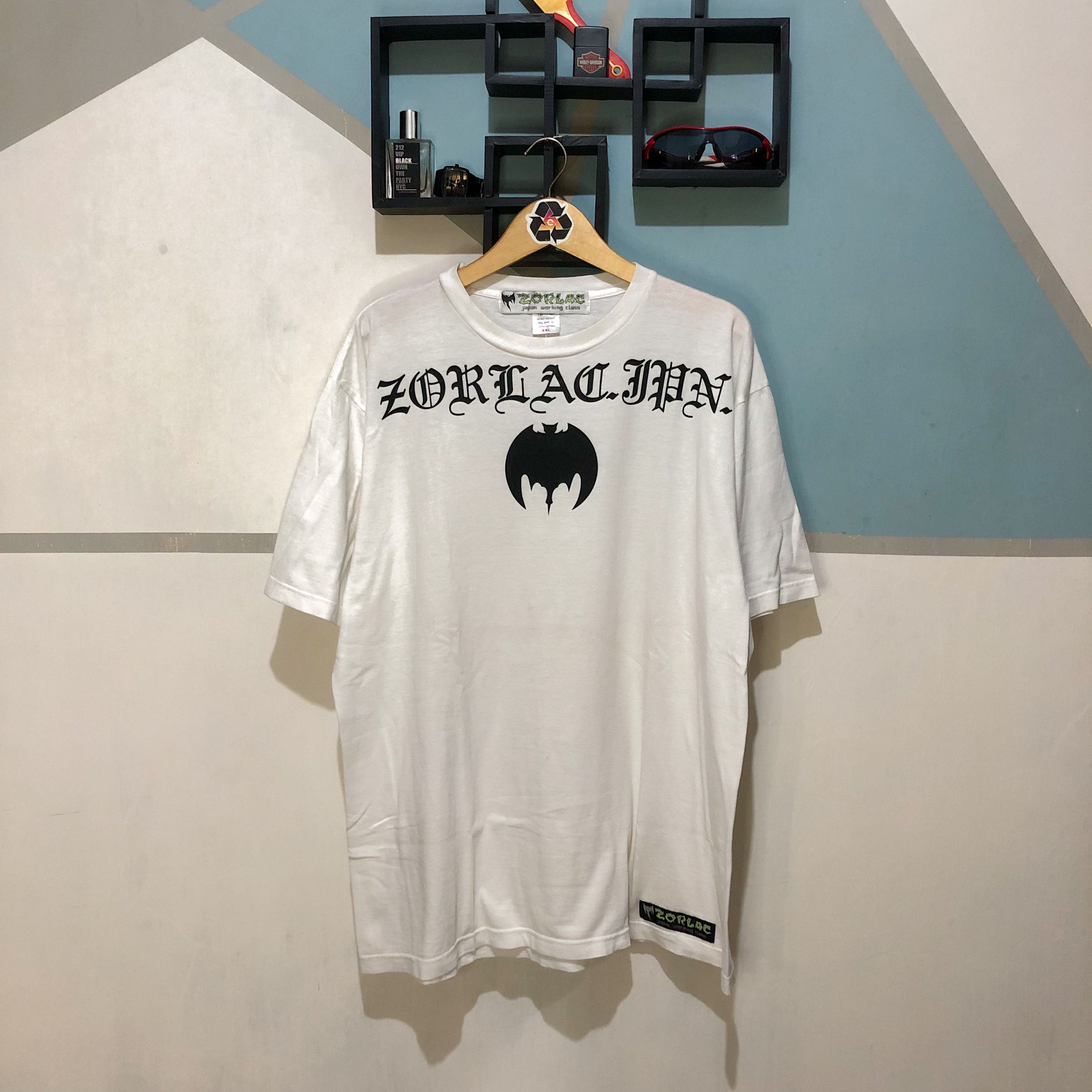 Japanese Brand Zorlac Japan Skateboard Vintage 90s T-Shirt Size US XXL / EU 58 / 5 - 1 Thumbnail