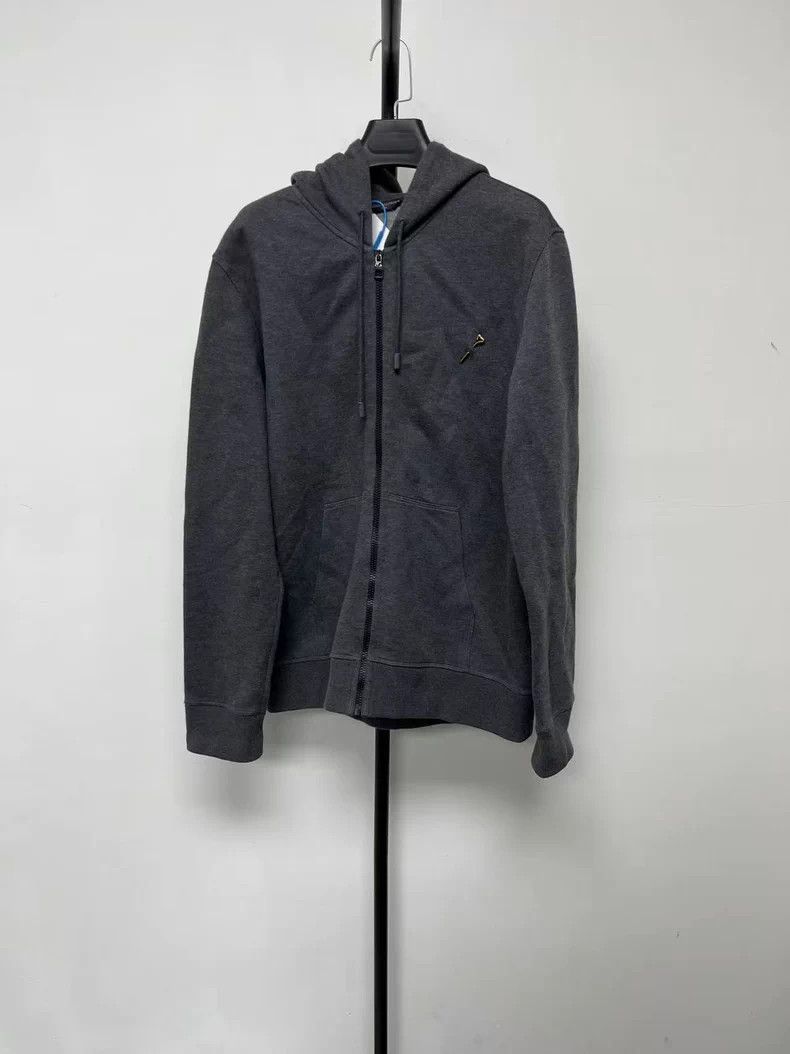 Louis Vuitton Louis Vuitton Solid graphic printed zip-up hooded drawstri Size US XL / EU 56 / 4 - 1 Thumbnail