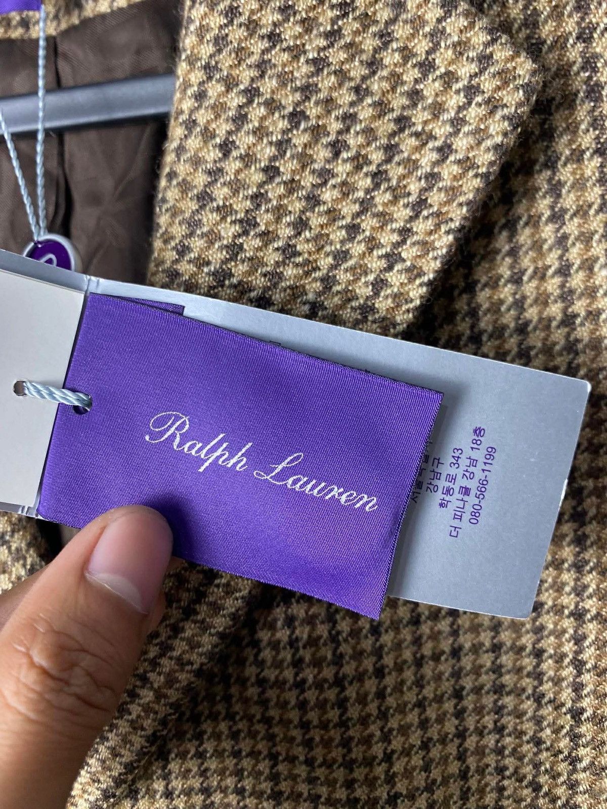 Ralph Lauren Purple Label Polo Ralph Lauren Purple Label Adryan Blazer in Brown Tweed Size 40S - 6 Thumbnail