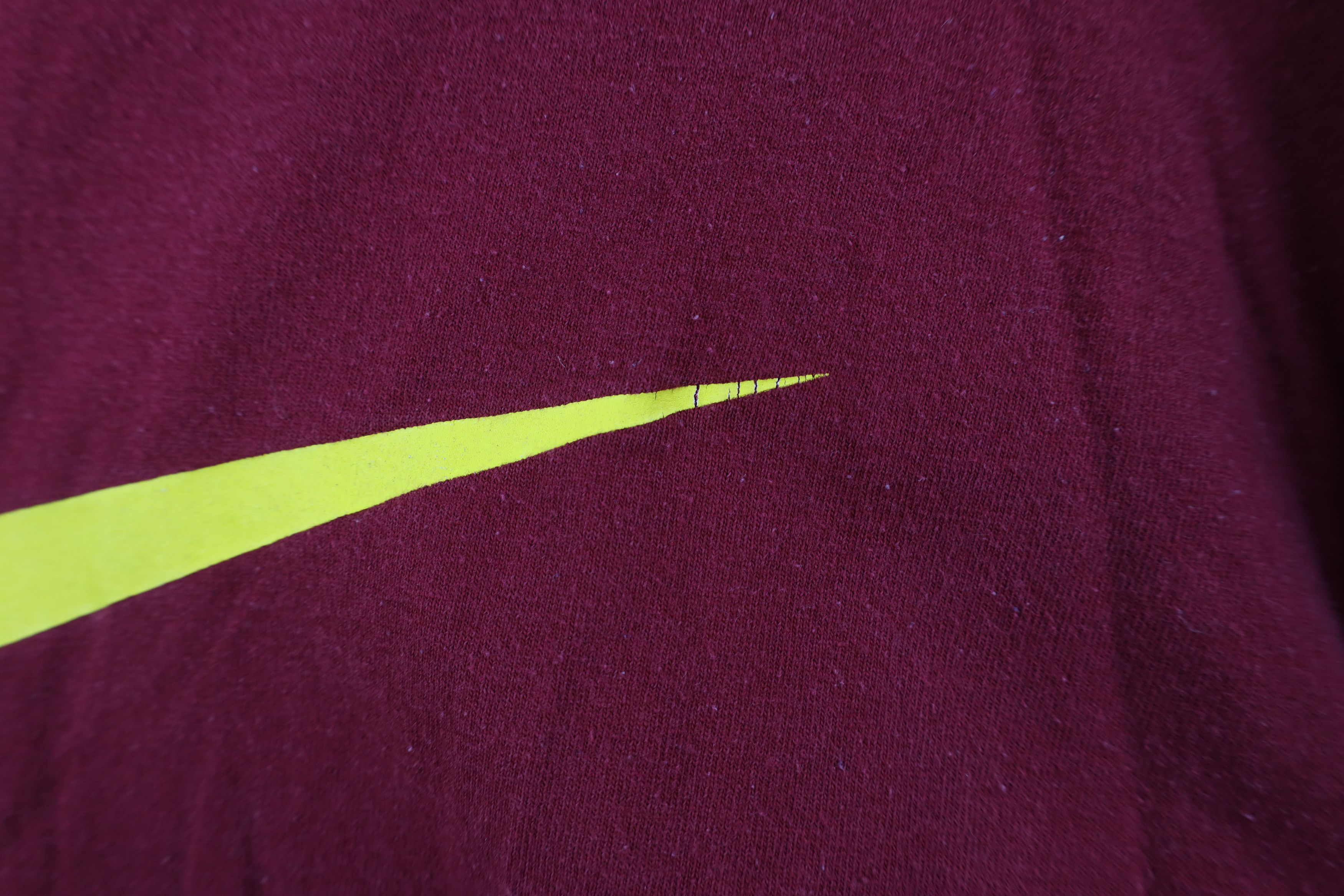 Nike Vintage Y2K Nike Center Big Swoosh Long Sleeve T-Shirt Red Size US XXL / EU 58 / 5 - 5 Thumbnail