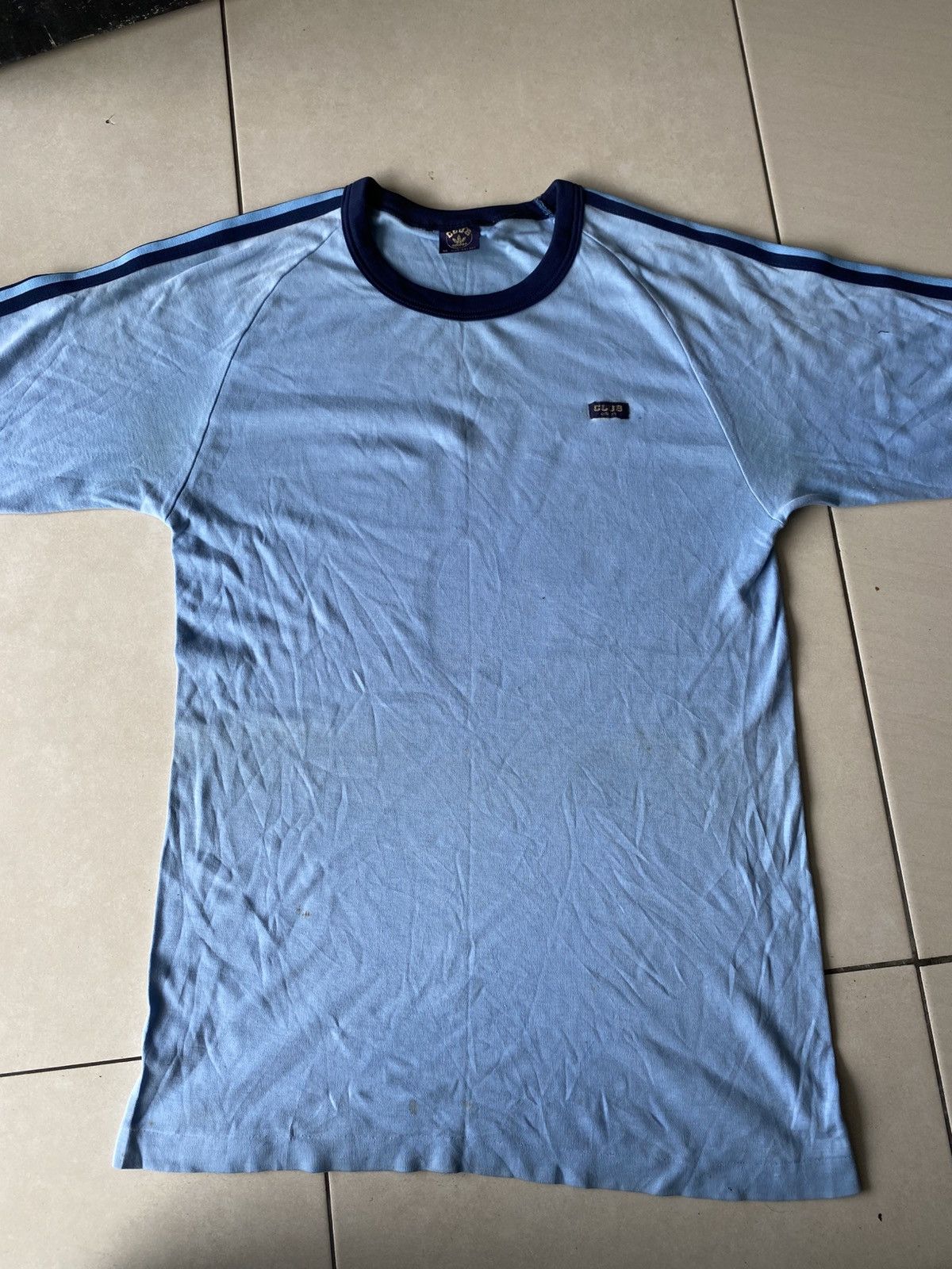 Adidas Vintage adidas club ringer ring tee adidas trefoil japa Size US S / EU 44-46 / 1 - 1 Thumbnail