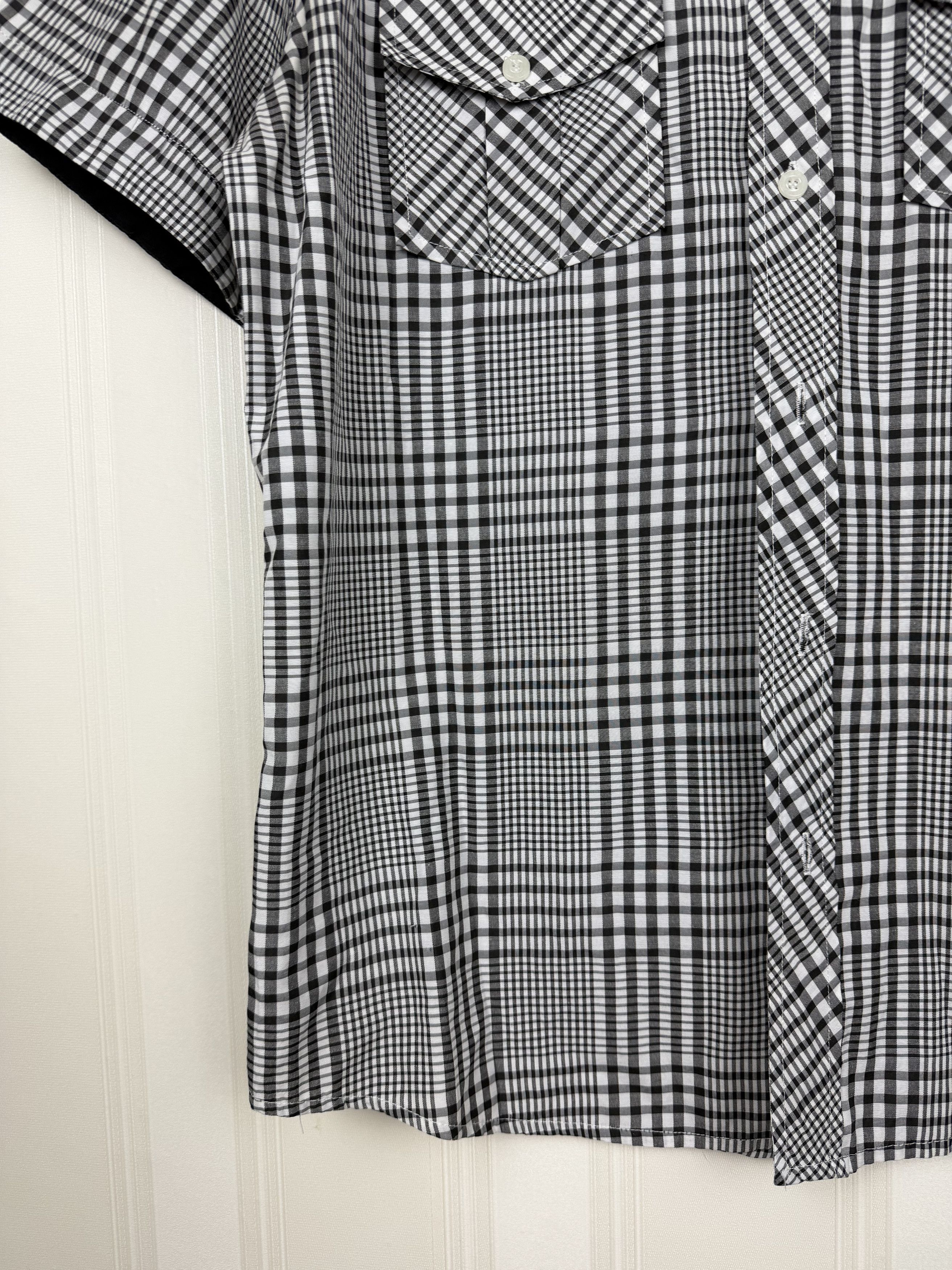 G-Star G-Star Gray Plaid Short Sleeve Shirt Size US M / EU 48-50 / 2 - 10 Thumbnail