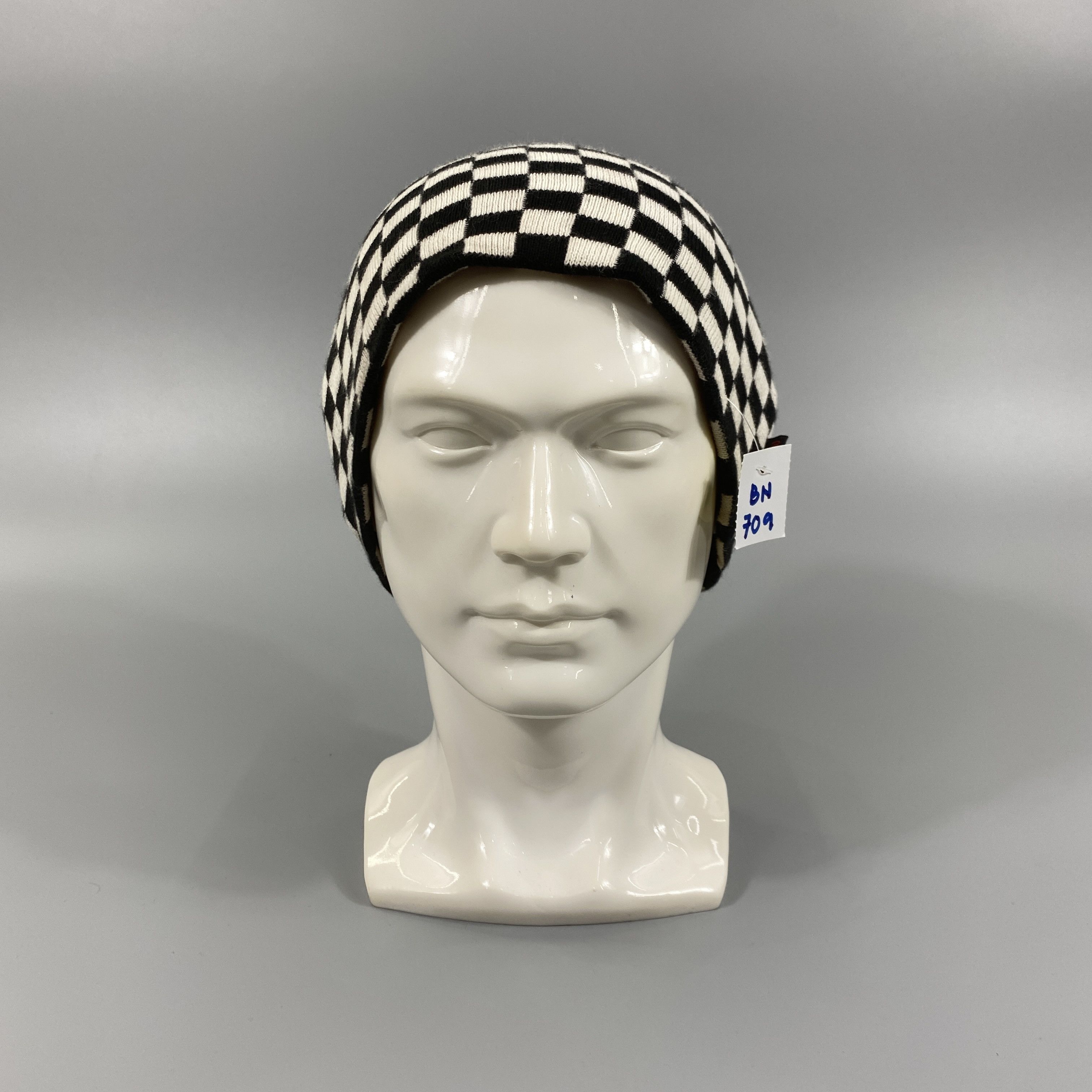 Japanese Brand Propganda Checkerboard Beanie -BN709 Size ONE SIZE - 2 Thumbnail